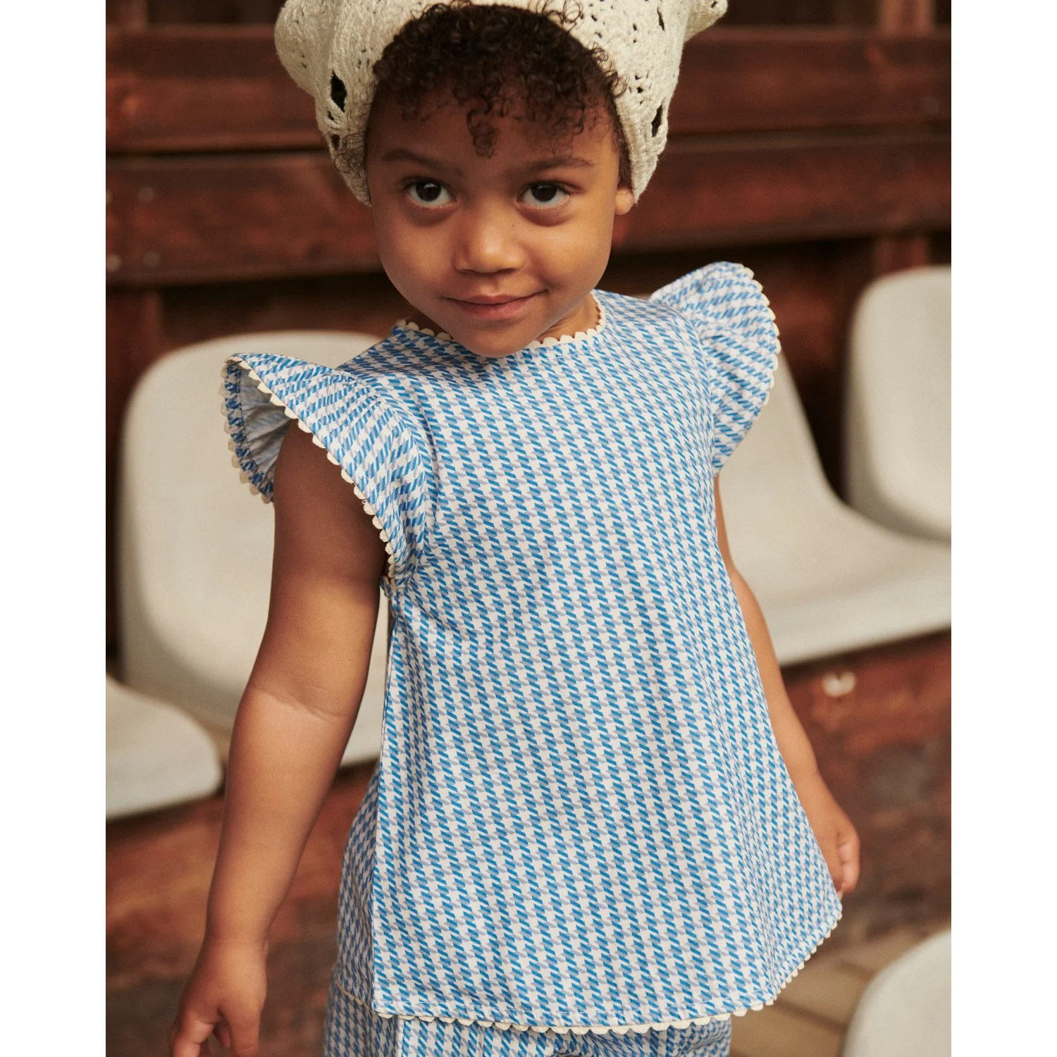 COPENHAGEN COLORS Blue Houndstooth Mini Houndstooth Deco Set - Image 2