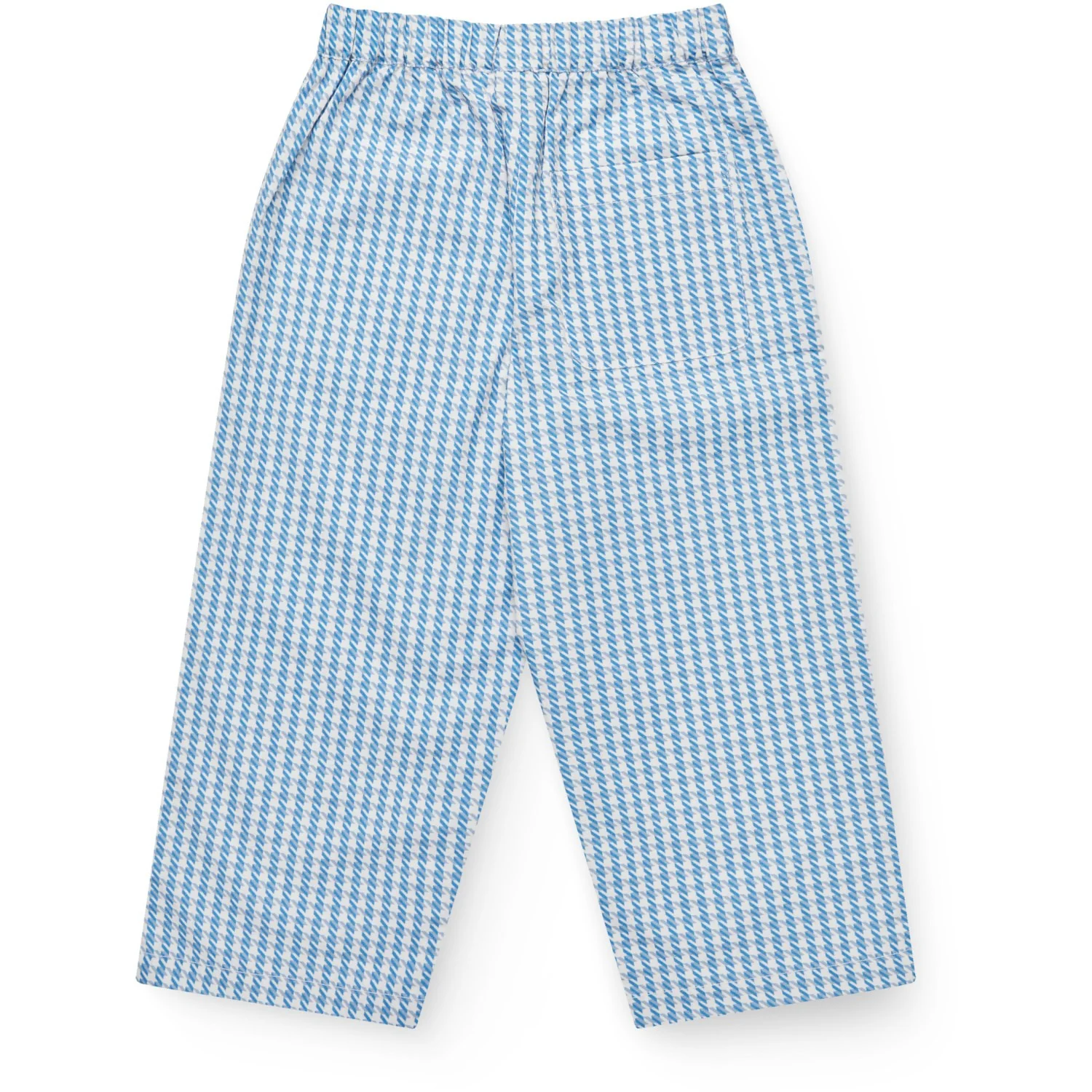 COPENHAGEN COLORS Blue Houndstooth Mini Houndstooth Pants - Image 7