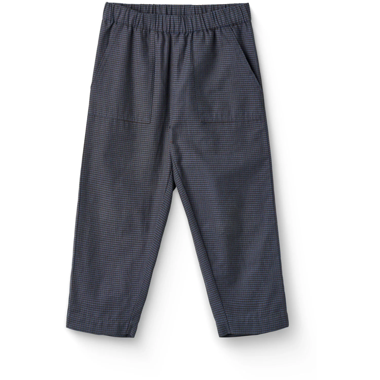 COPENHAGEN COLORS Brown/Blue Check Comb. Check Pants - Image 3