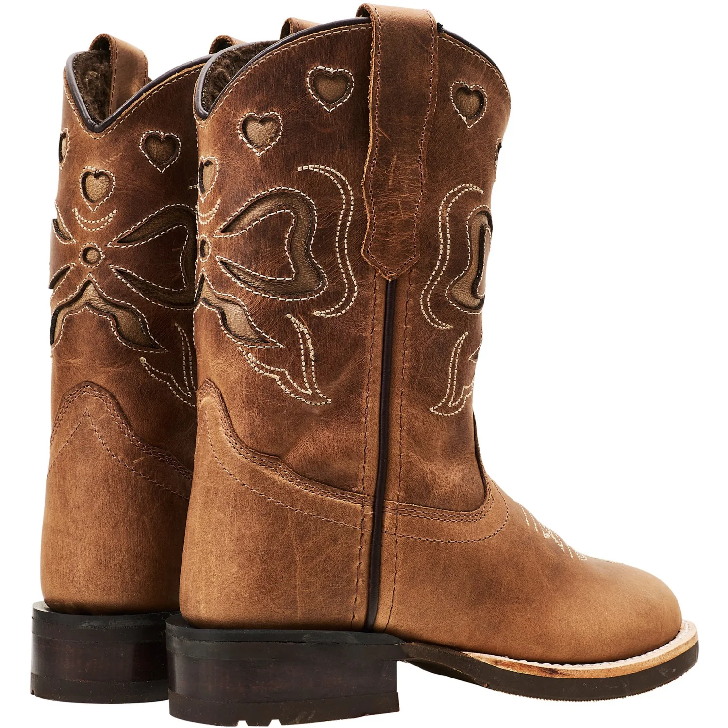 COPENHAGEN COLORS Cognac Bow Limited Ranger Boots W. Warm Lining - Image 9