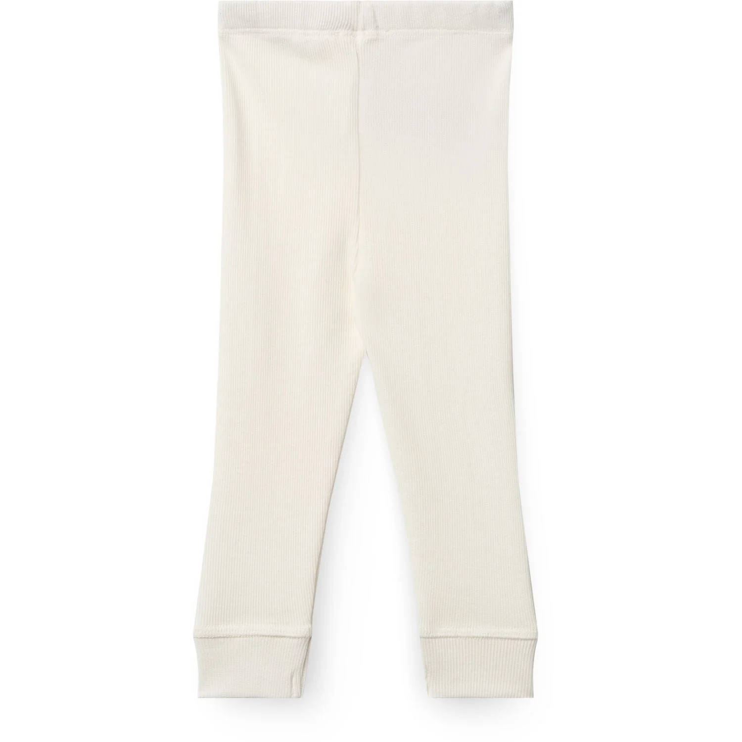 COPENHAGEN COLORS Cream Modal Rib Leggings - Image 3