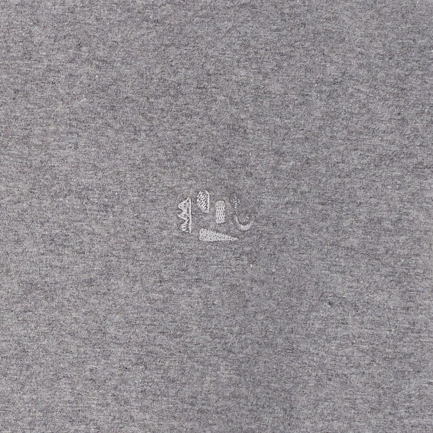 COPENHAGEN COLORS Dk Grey Mel Classic Sweatshirt W. Logo Embroidery - Image 2