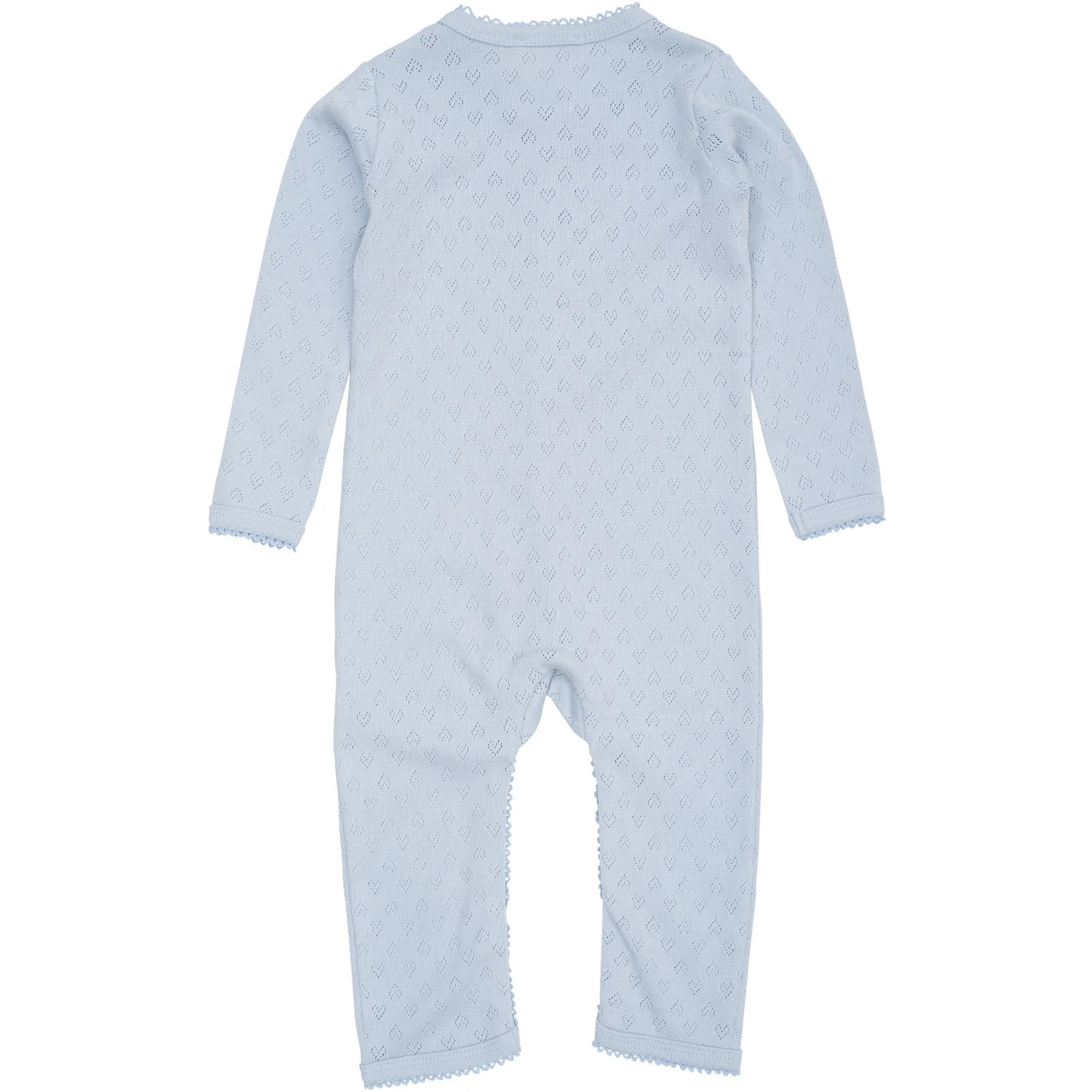 COPENHAGEN COLORS Dusty Blue Pointelle Heart Full Body - Image 2