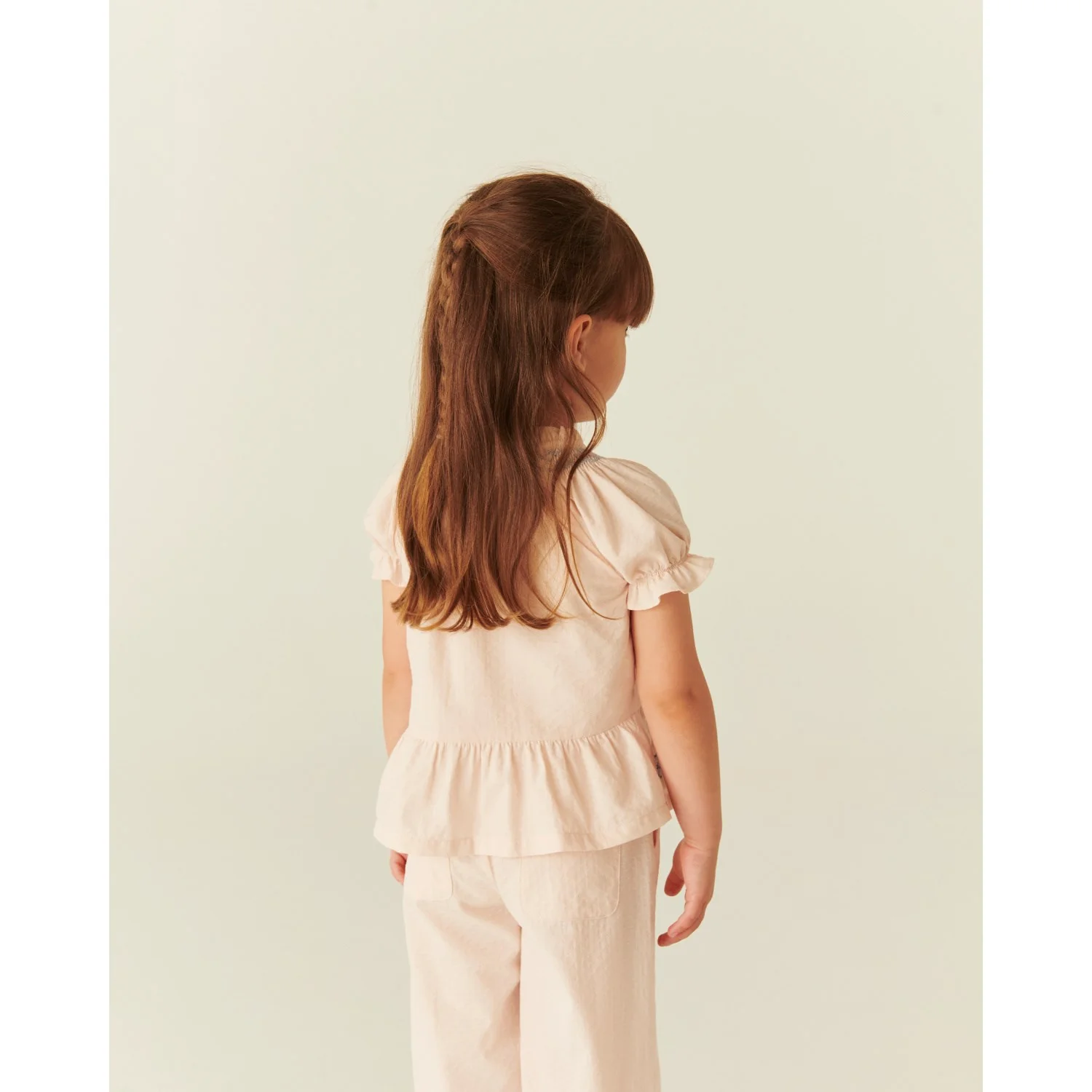 COPENHAGEN COLORS Dusty Rose Comb. Blouse W. Smock W. Emb. - Image 5
