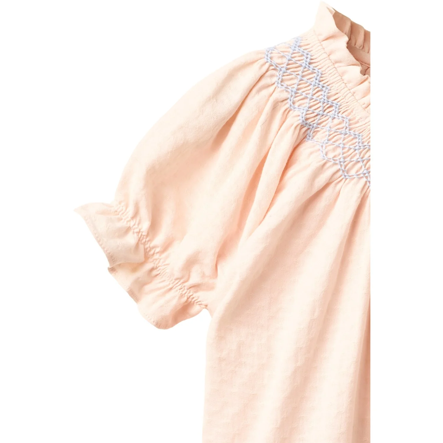 COPENHAGEN COLORS Dusty Rose Comb. Blouse W. Smock W. Emb. - Image 7