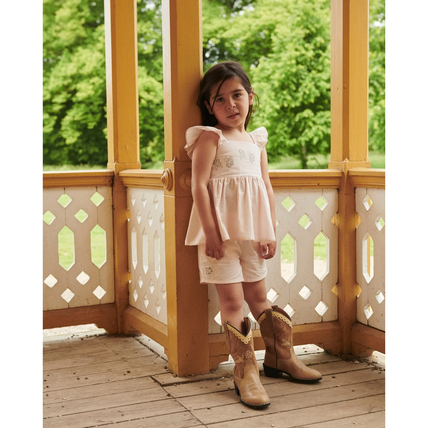 COPENHAGEN COLORS Dusty Rose Comb. Summer Set W. Emb. - Image 2