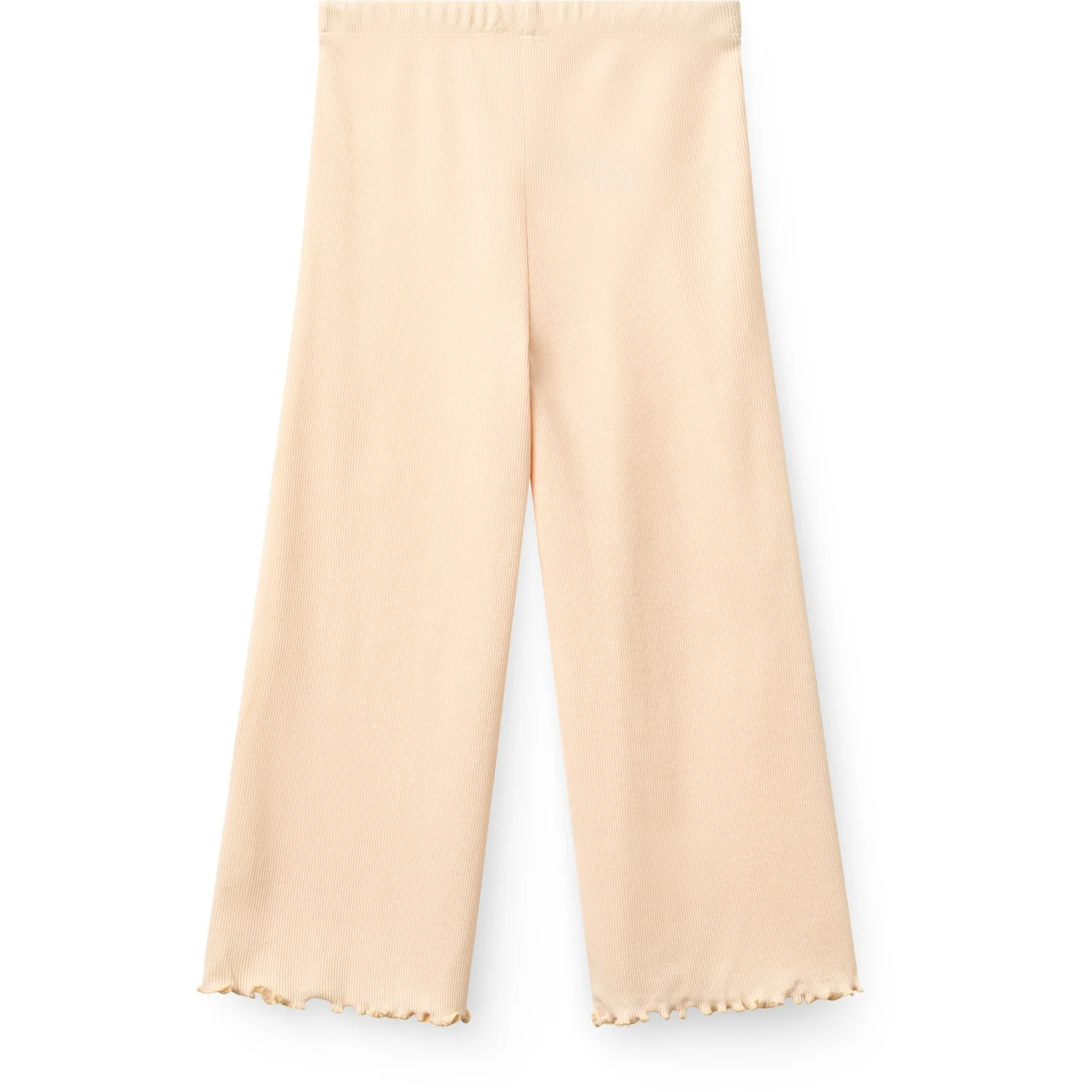 COPENHAGEN COLORS Dusty Rose Modal Rib Wide Pants - Image 3