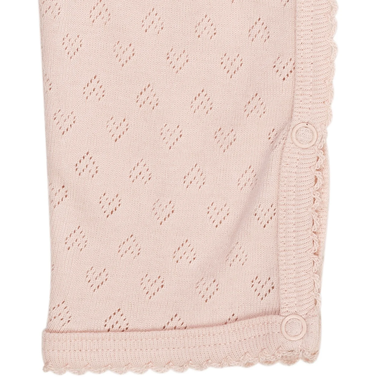 COPENHAGEN COLORS Dusty Rose Pointelle Heart Full Body - Image 3
