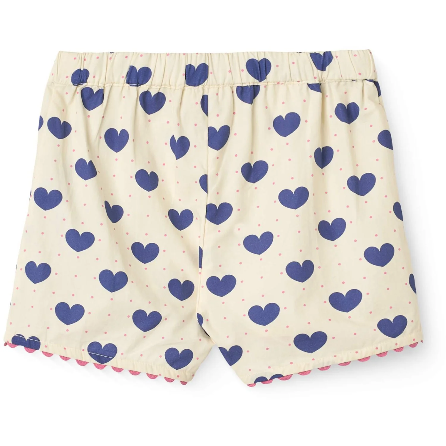 COPENHAGEN COLORS Heart Aop Ocean X Luksusbaby Heart And Dots Blouse W Short Set - Image 6