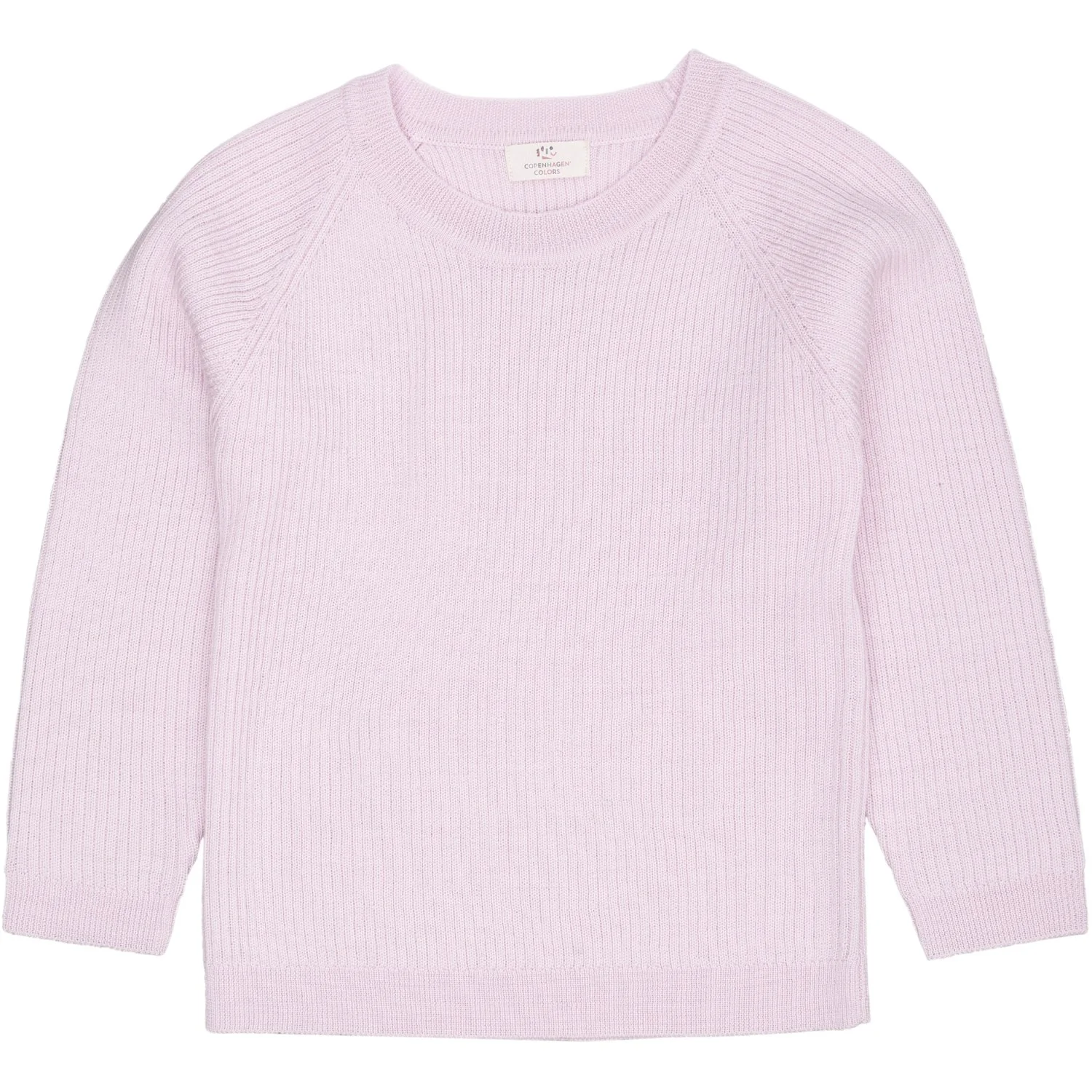 COPENHAGEN COLORS Lavender Merino Classic Rib Blouse
