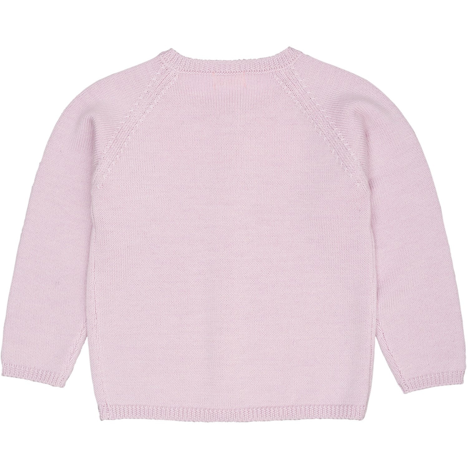 COPENHAGEN COLORS Lavender Merino Knitted Cardigan - Image 2