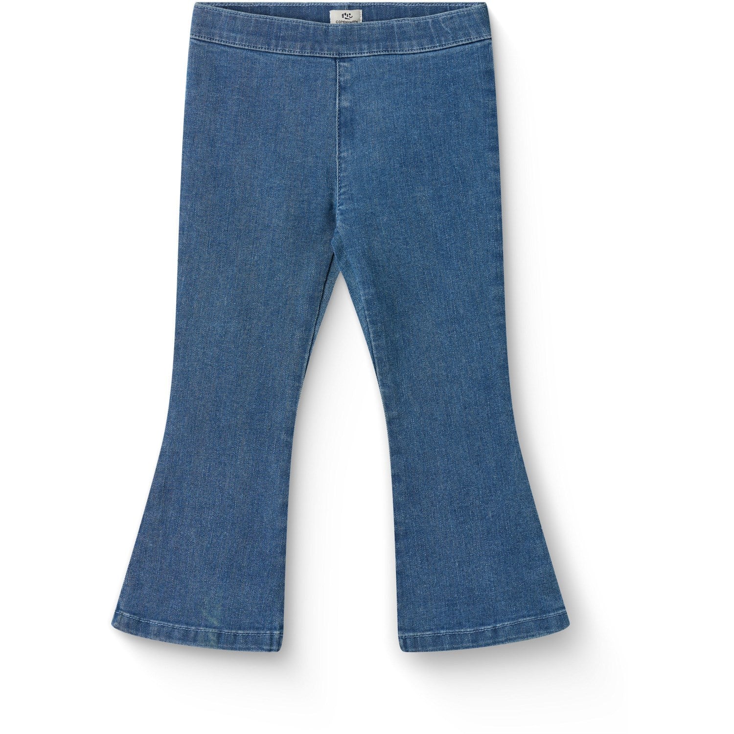 COPENHAGEN COLORS Lt. Blue Indigo Washed Jeggings W. Flare- Super Stretch - Image 3