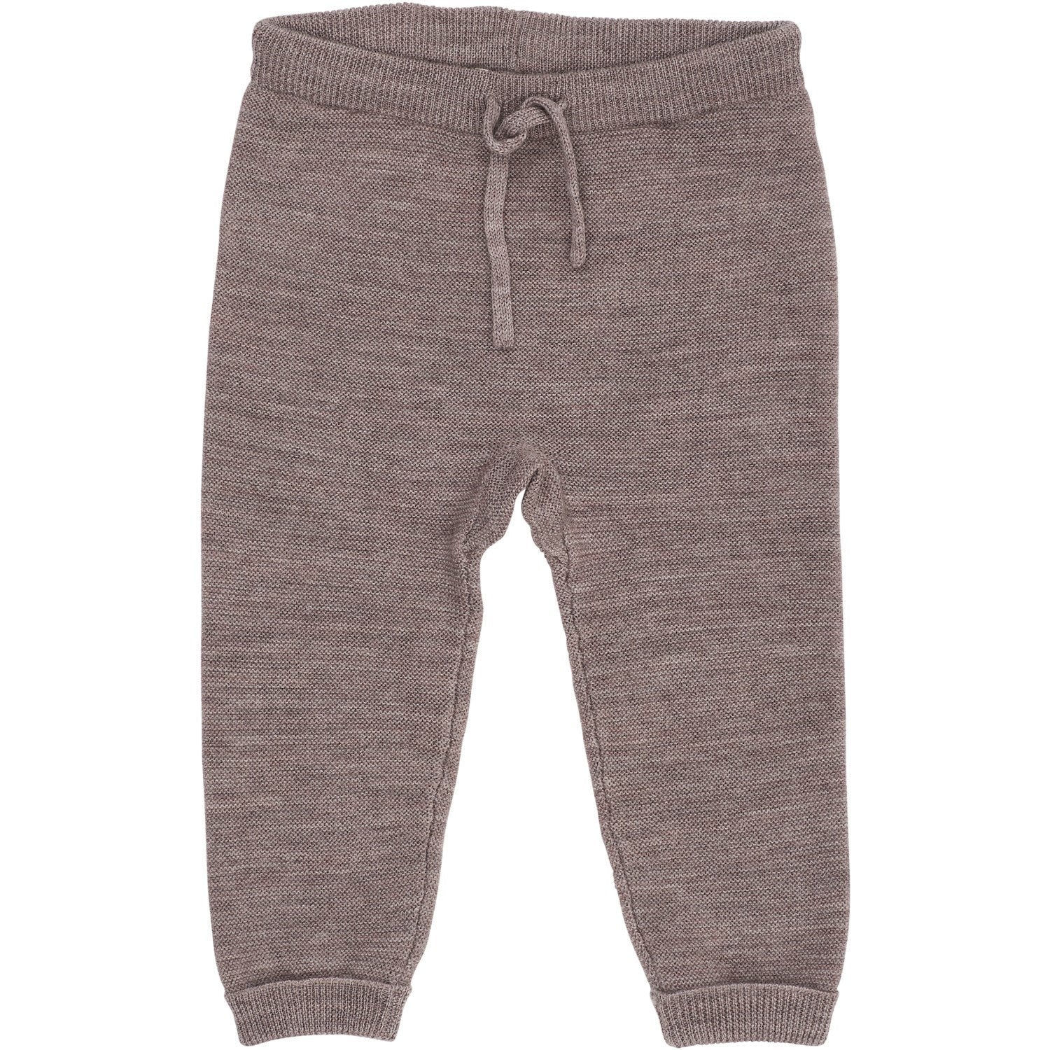 COPENHAGEN COLORS Natural Mel Merino Baby Leggings In Garter Stitch