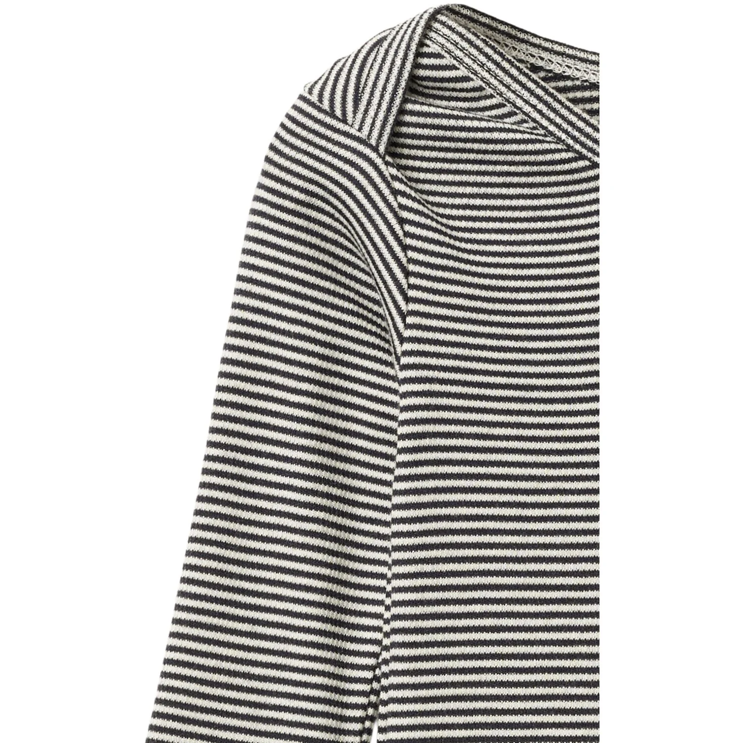 COPENHAGEN COLORS Navy/Cream Stripe Modal Full Body Romper - Image 2