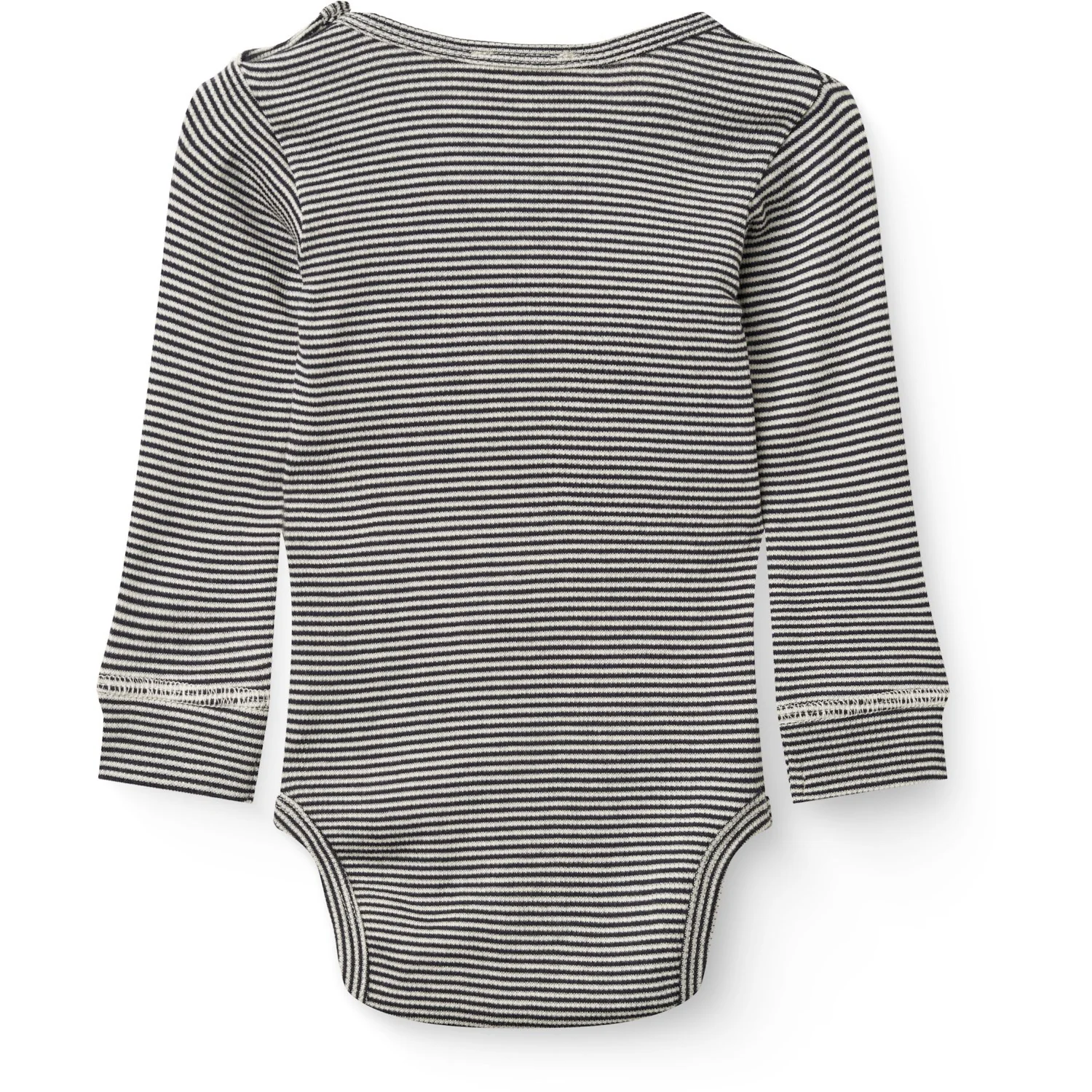 COPENHAGEN COLORS Navy/Cream Stripe Modal Rib Ls Body - Image 3