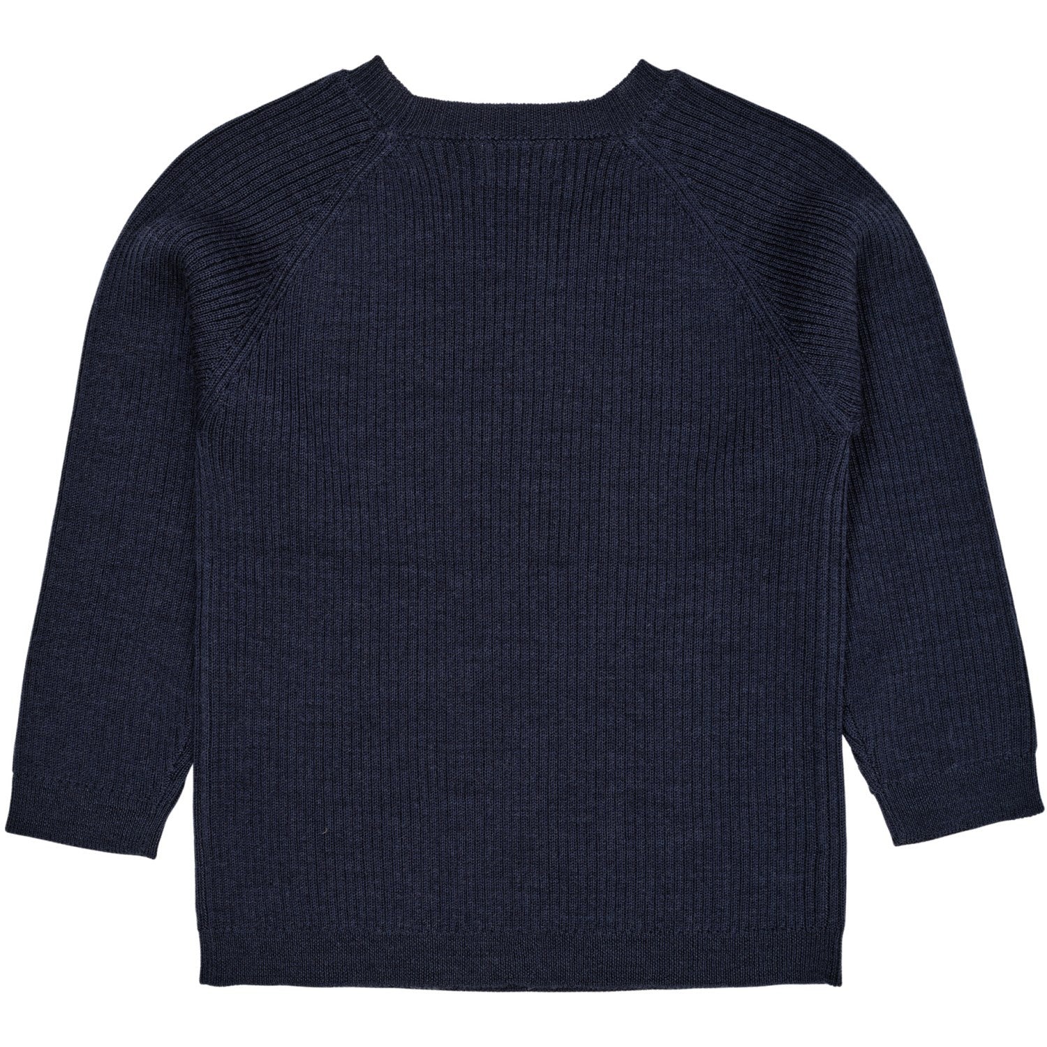 Copenhagen Colors Navy Merino Classic Rib Blouse - Image 4