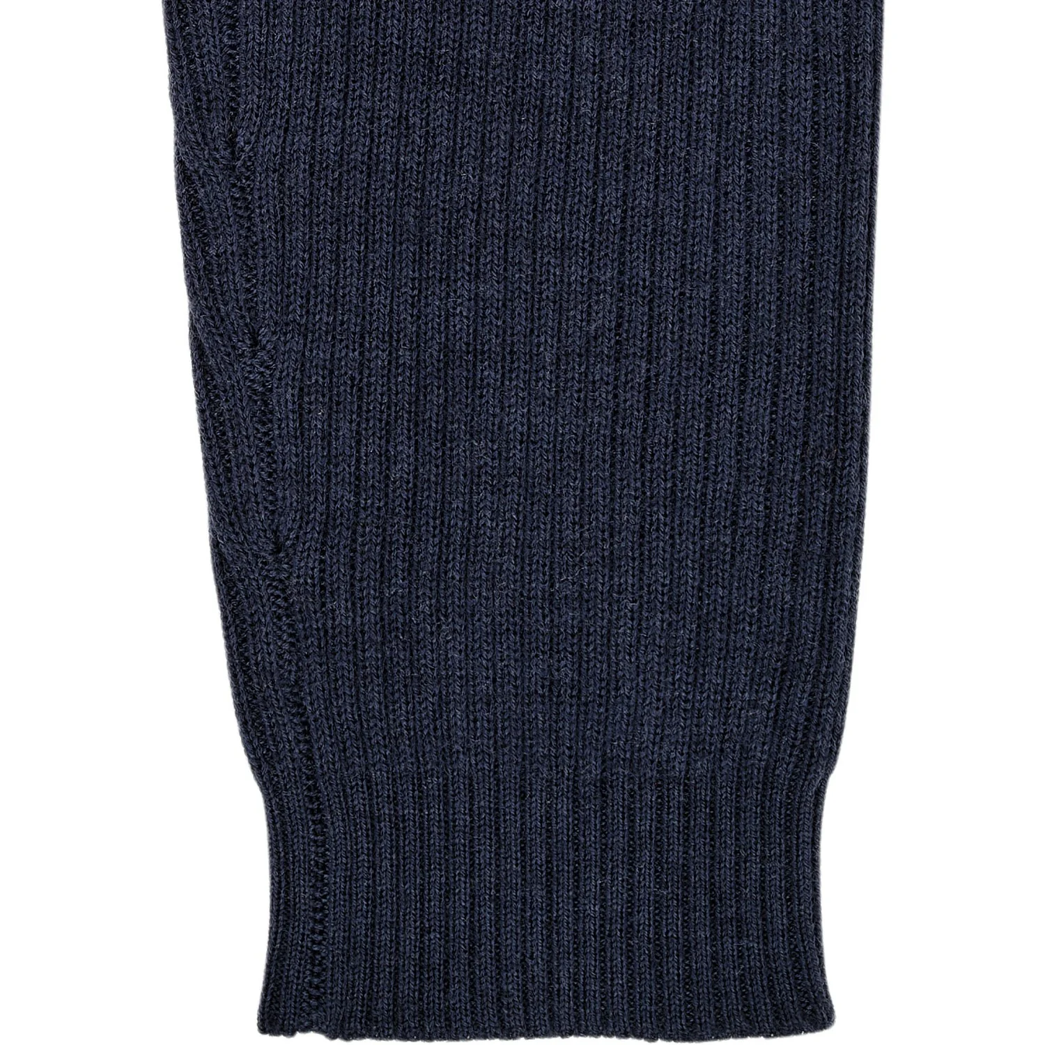 Copenhagen Colors Navy Merino Classic Rib Leggings W. Drawstrings - Image 3