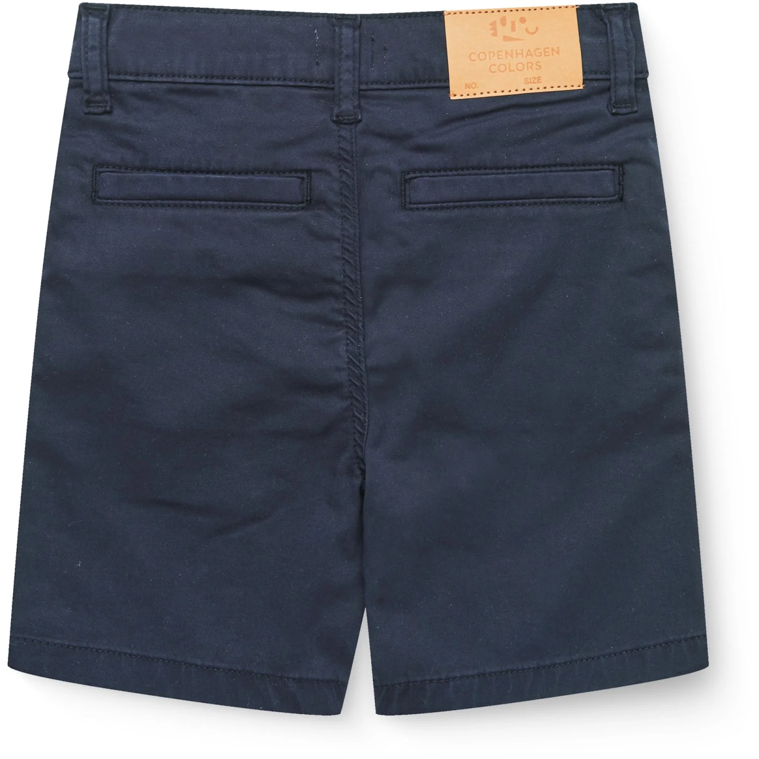 COPENHAGEN COLORS Navy Twill Shorts W. Cuff - Image 8