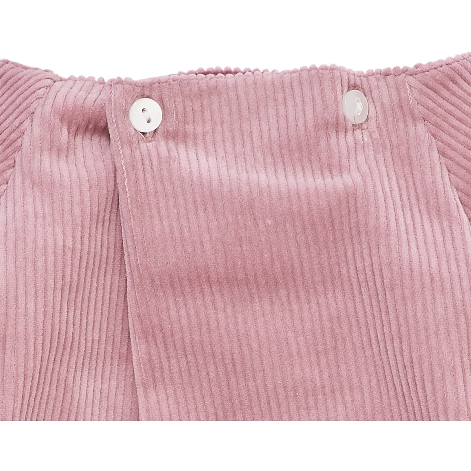 COPENHAGEN COLORS Rose Comb Corduroy Baby Set W. Emb. - Image 3