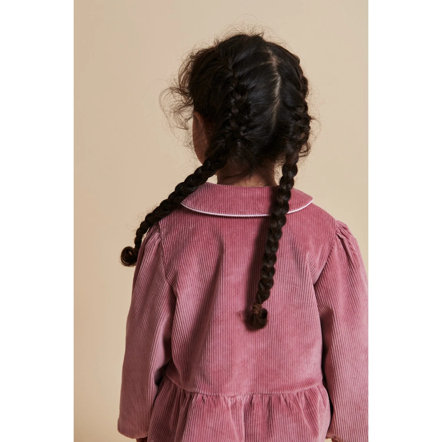 COPENHAGEN COLORS Rose Comb Corduroy Blouse W. Emb. - Image 3