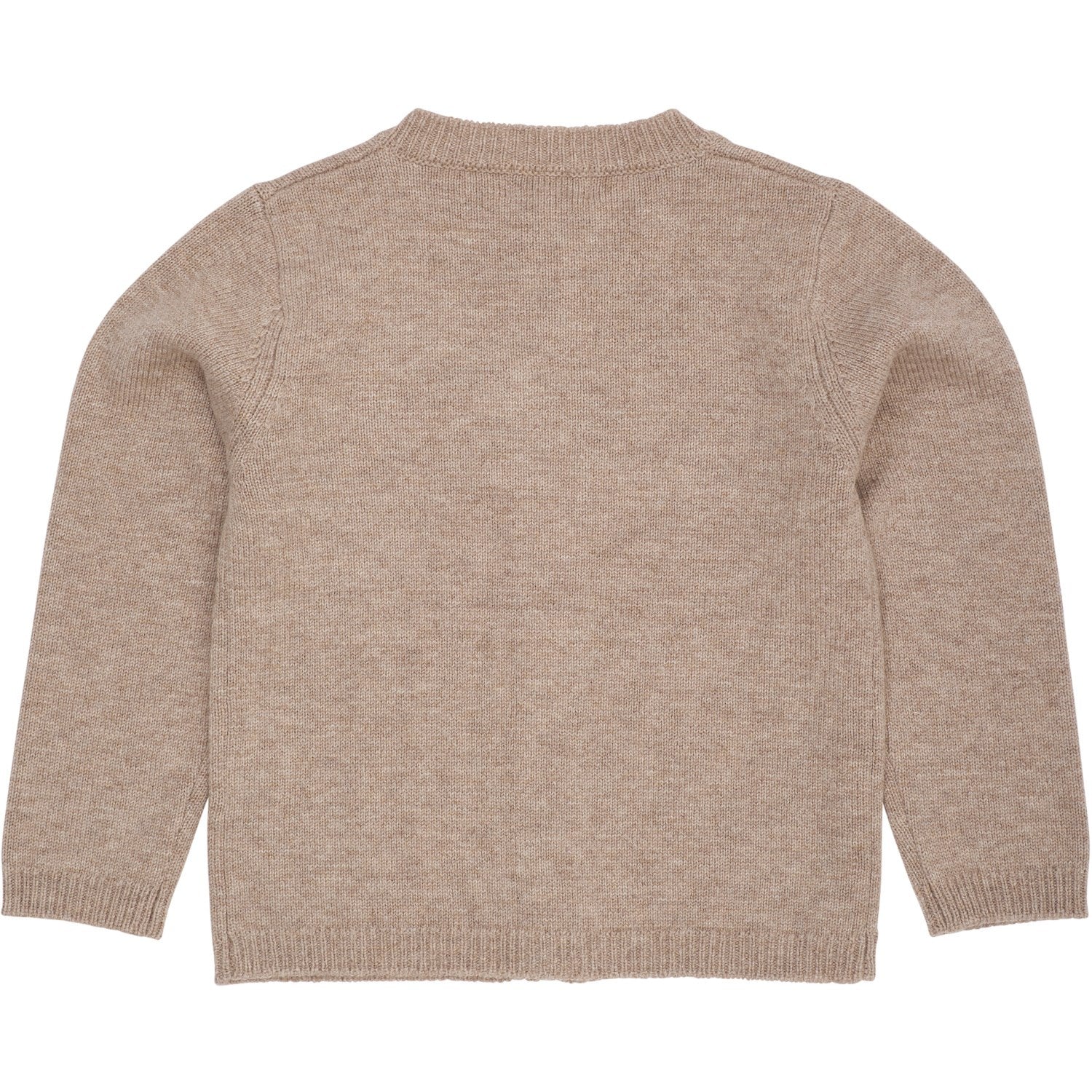 COPENHAGEN COLORS Sand/Lavender Comb. Cashmere Cardigan W. Poplin Bow - Image 5