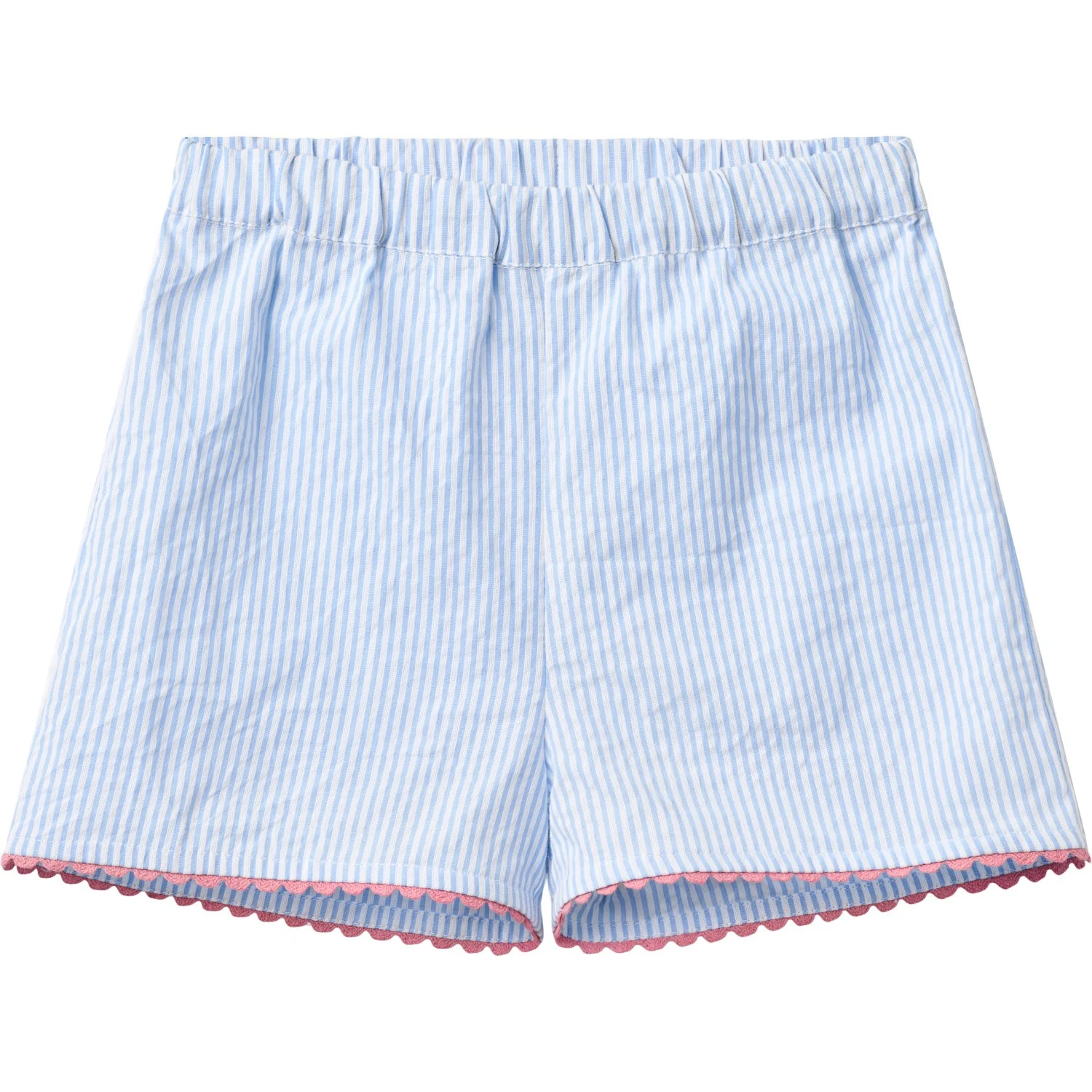 COPENHAGEN COLORS Sky Blue W Cream Stripe Seersucker Deco Set - Image 8