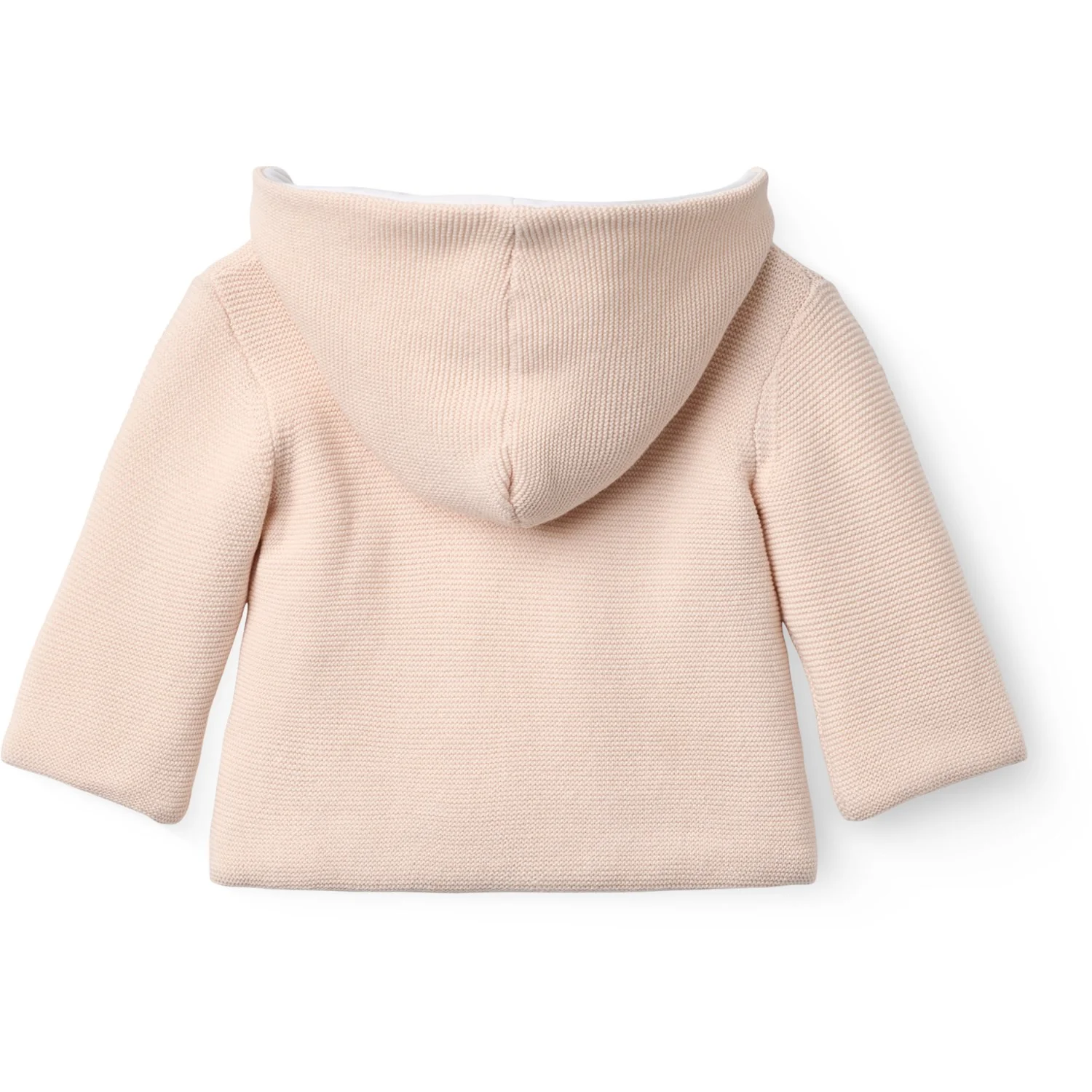 COPENHAGEN COLORS Soft Pink W Cream Cotton Baby Jacket W. Hood - Image 3