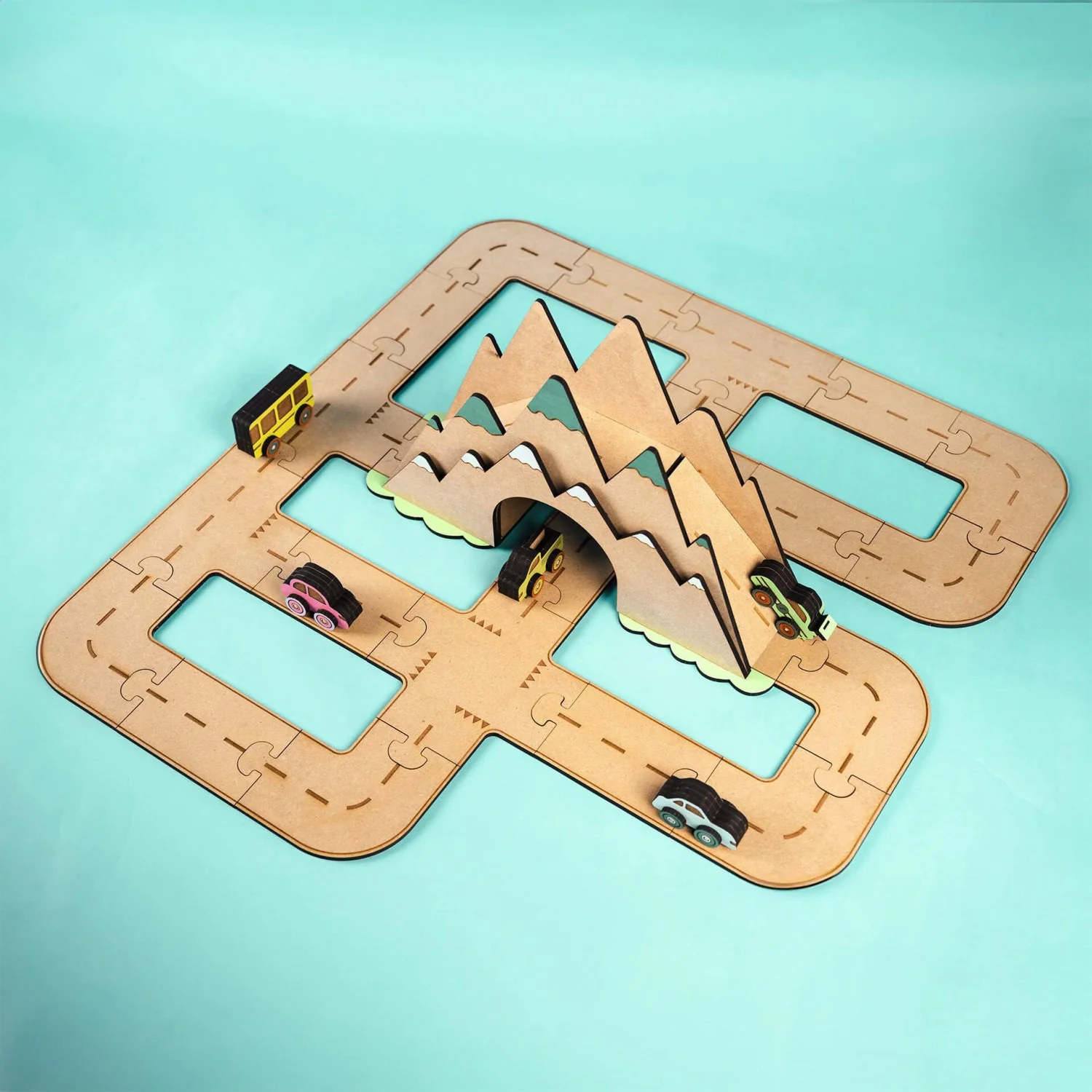 Crateit Town Wooden Toy Around The Mountain - Image 5
