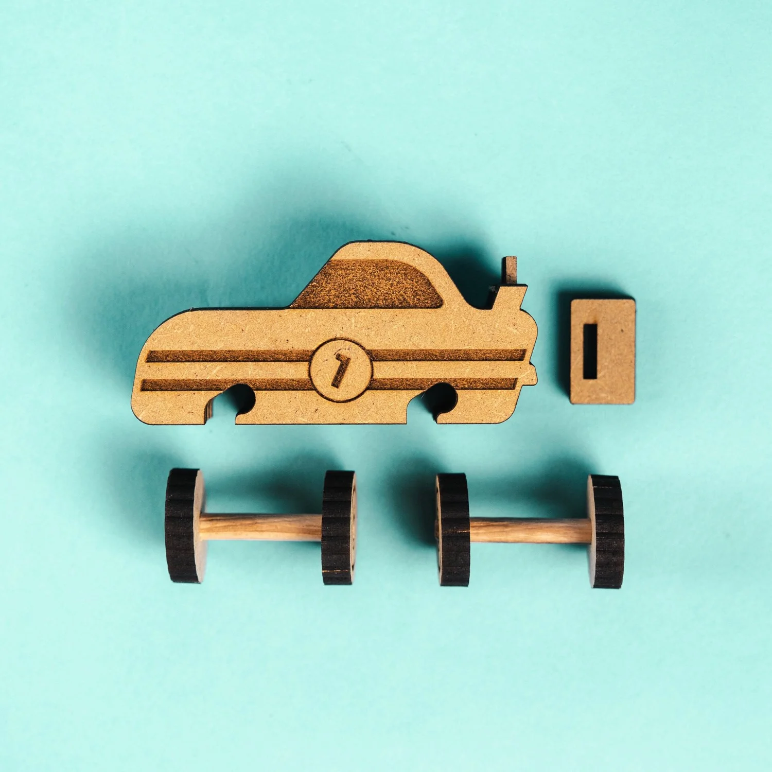 Crateit Town Wooden Toy Turbo Racer - Image 4
