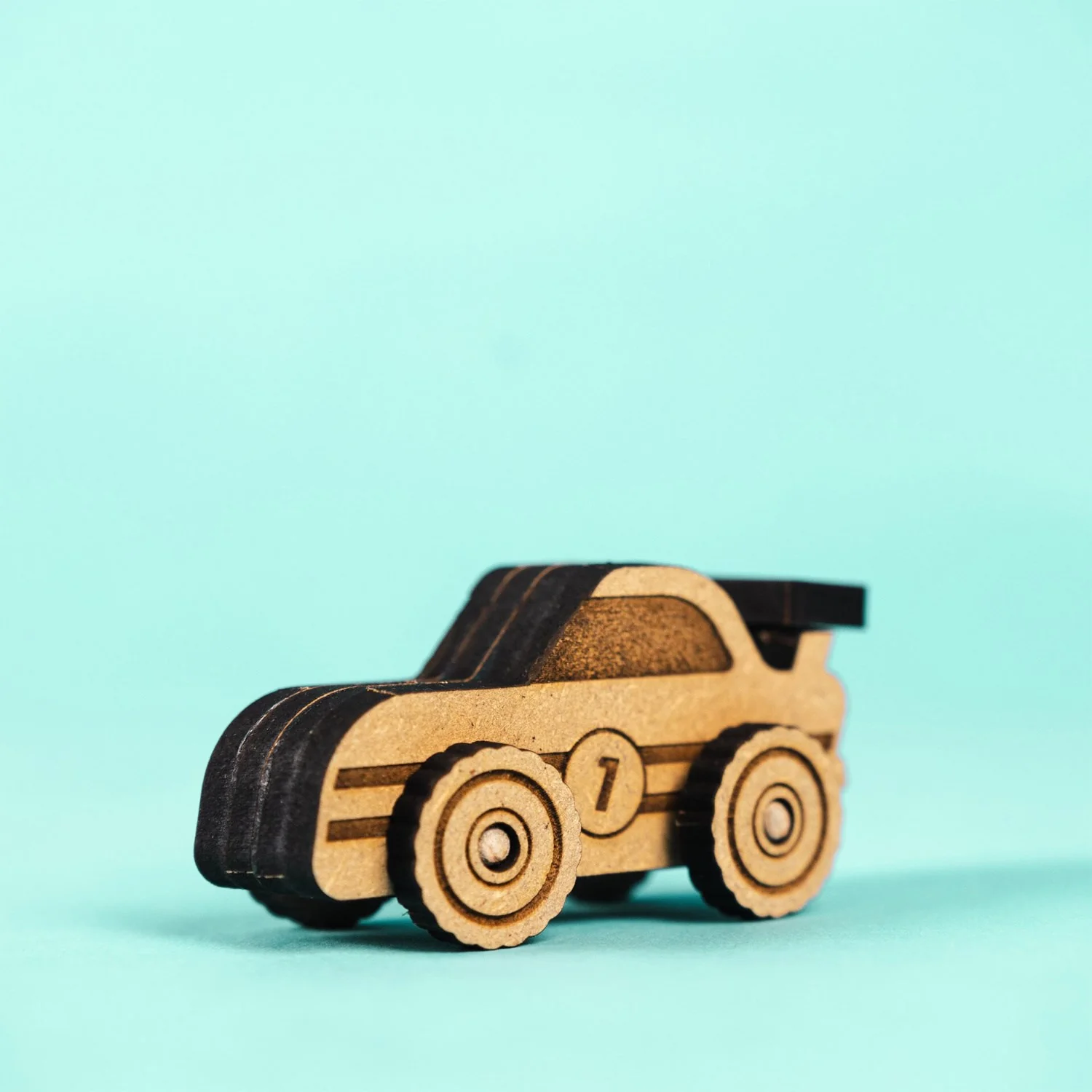 Crateit Town Wooden Toy Turbo Racer - Image 7