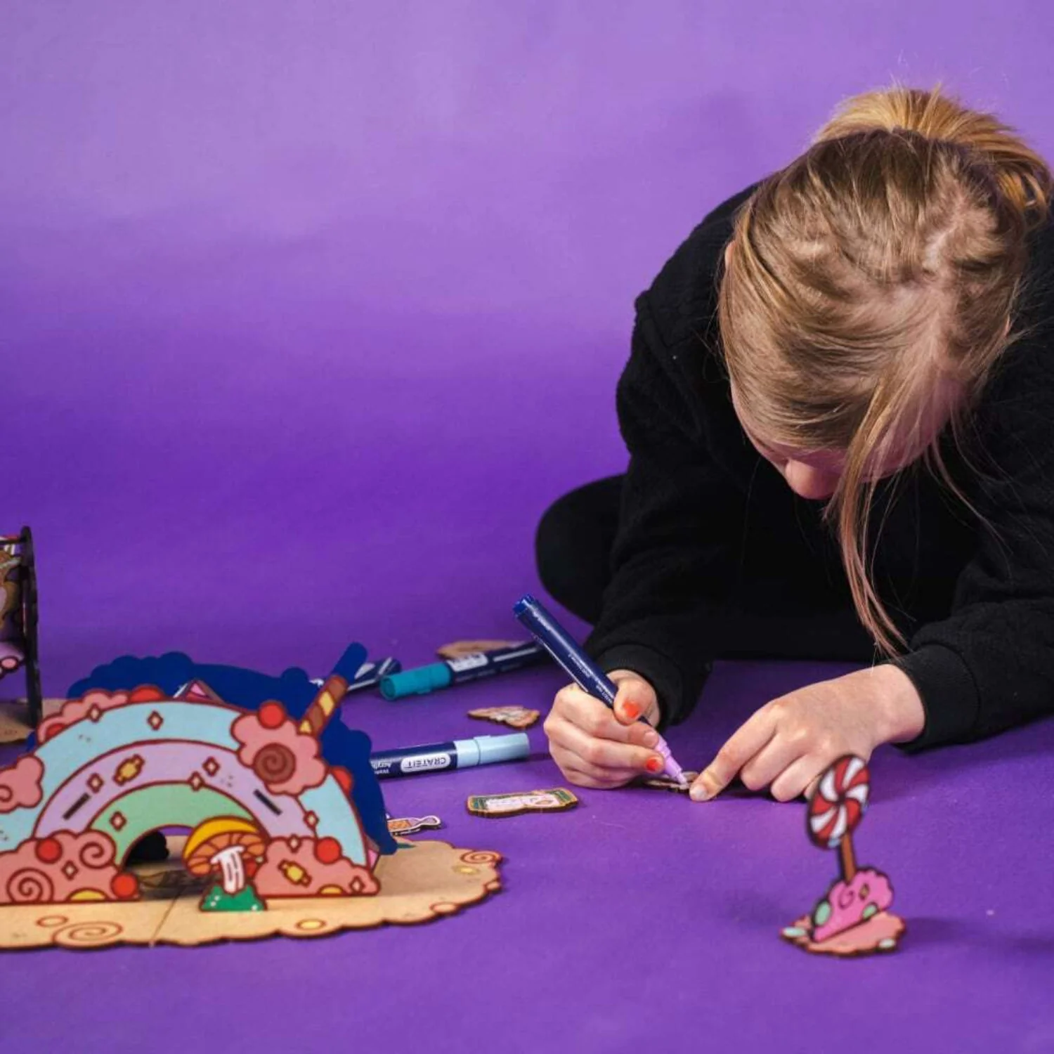 Crateit Unicorn Wooden Toy Candy Land - Image 5