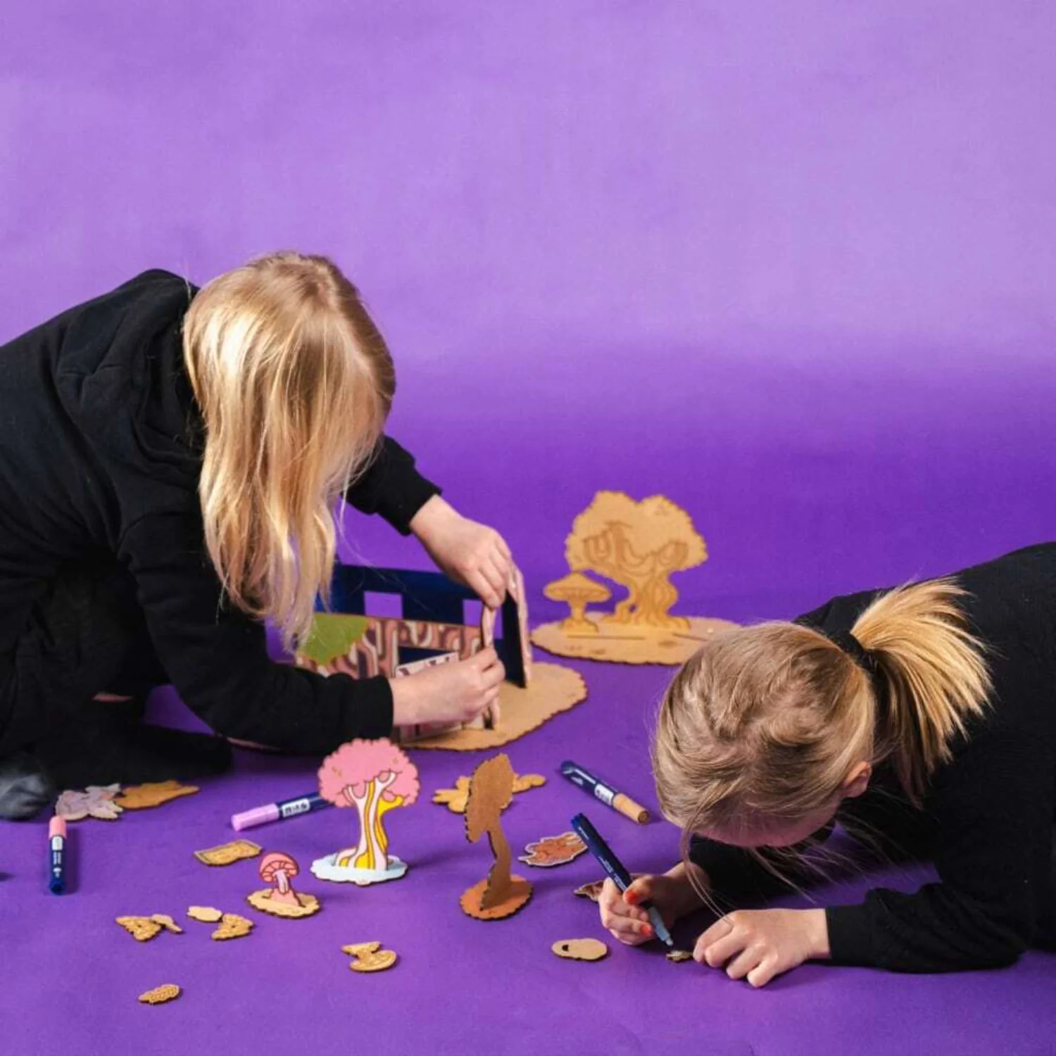 Crateit Unicorn Wooden Toy Magic Forest - Image 7