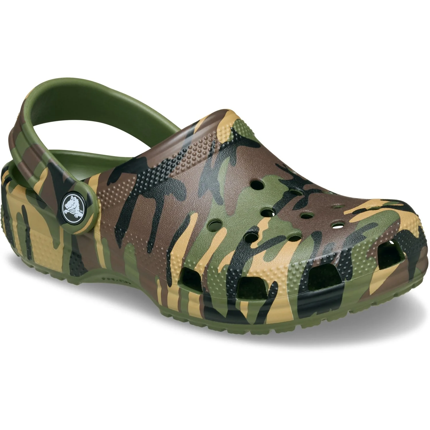 Crocs Army Green/Multi Classic Camouflage Clog - Image 2