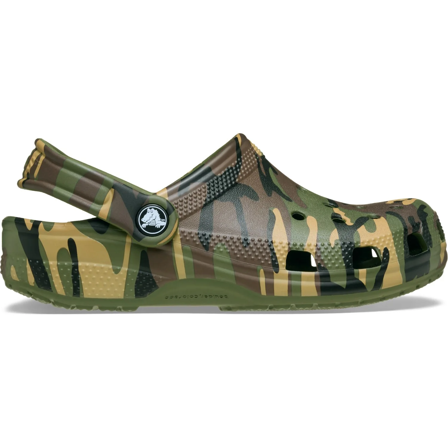 Crocs Army Green/Multi Classic Camouflage Clog - Image 3