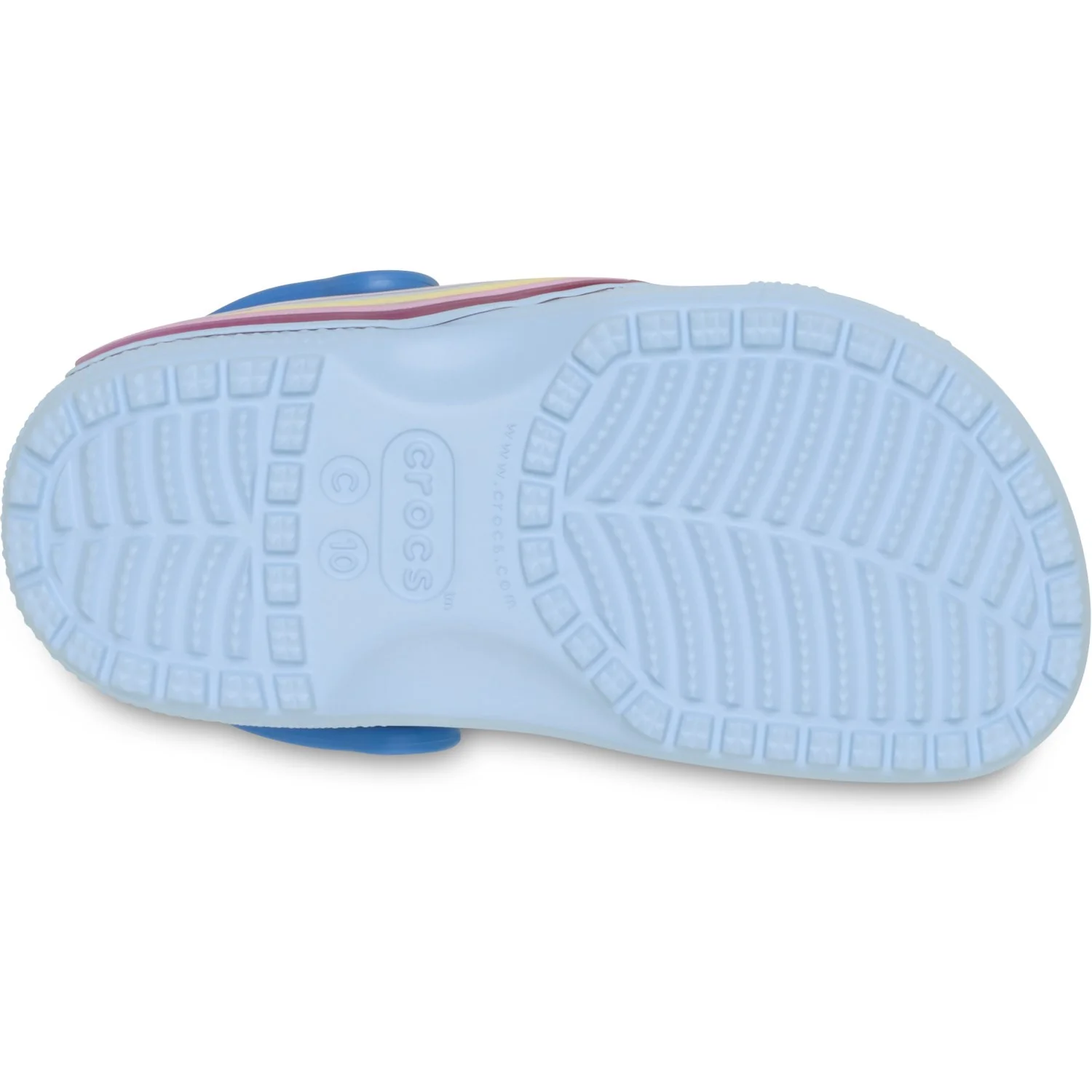 Crocs Blue Frost Classic Star Lights Clog - Image 7