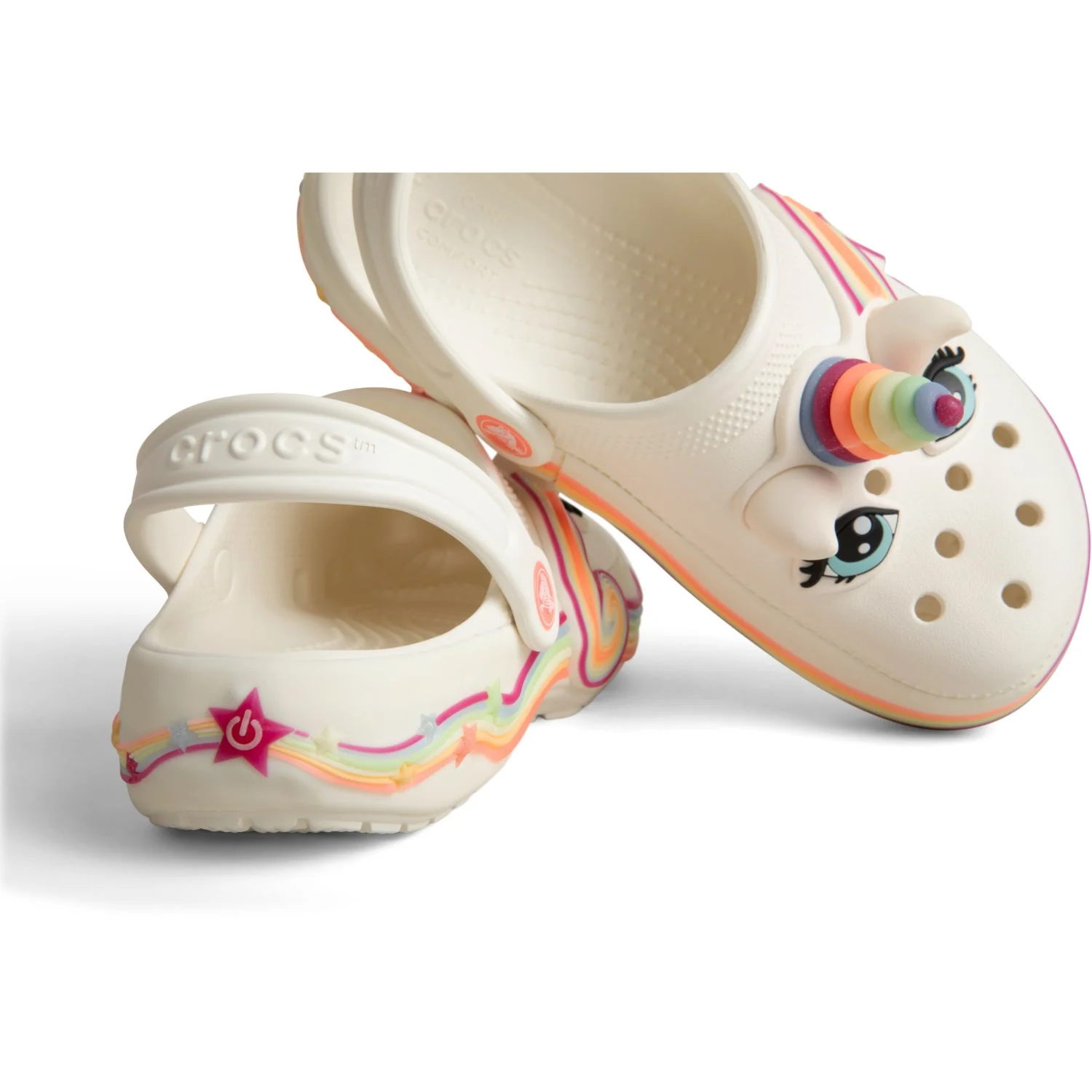 Crocs Chalk Classic IAM Unicorn Lights CgT Chk - Image 13