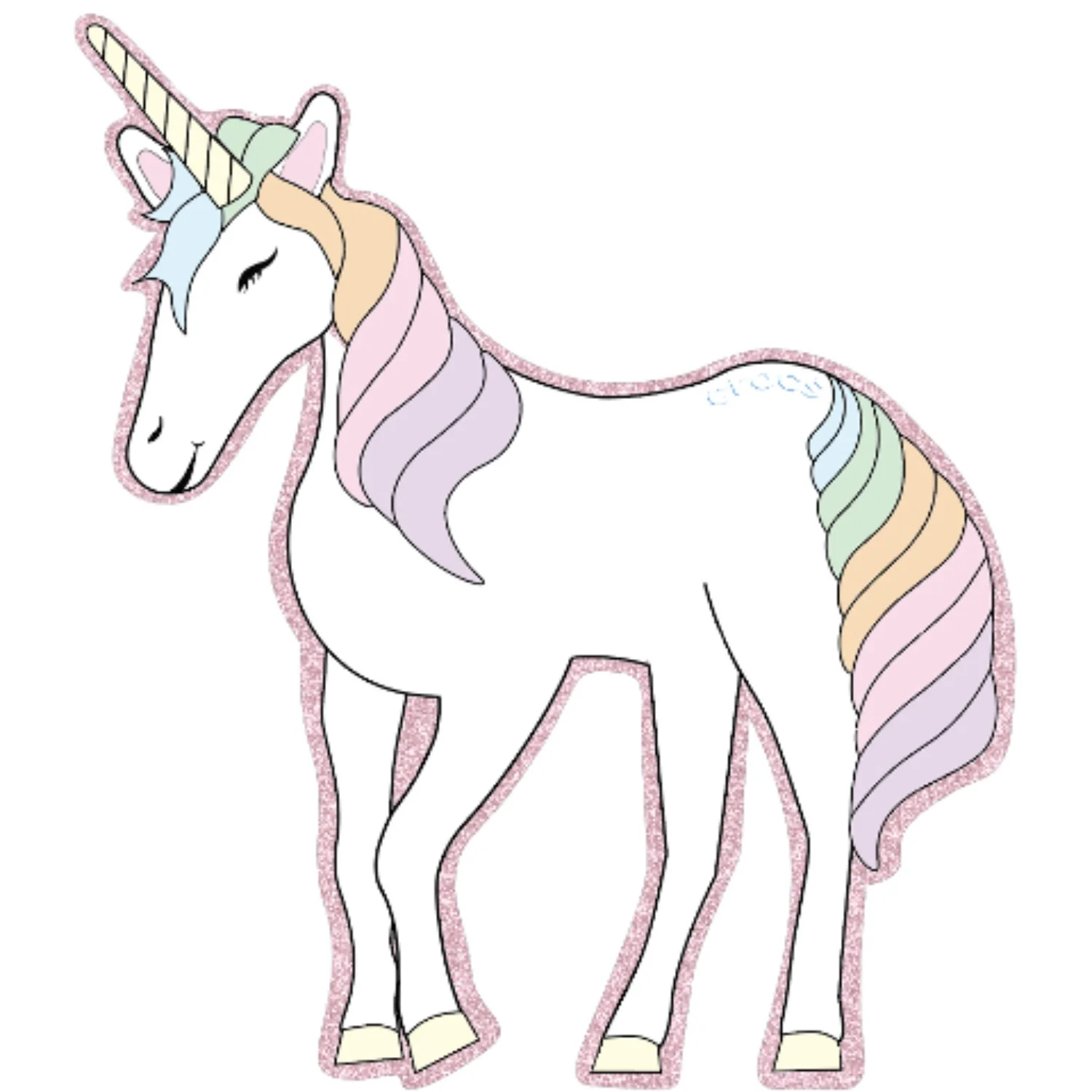 Crocs Glitter Unicorn - Image 4