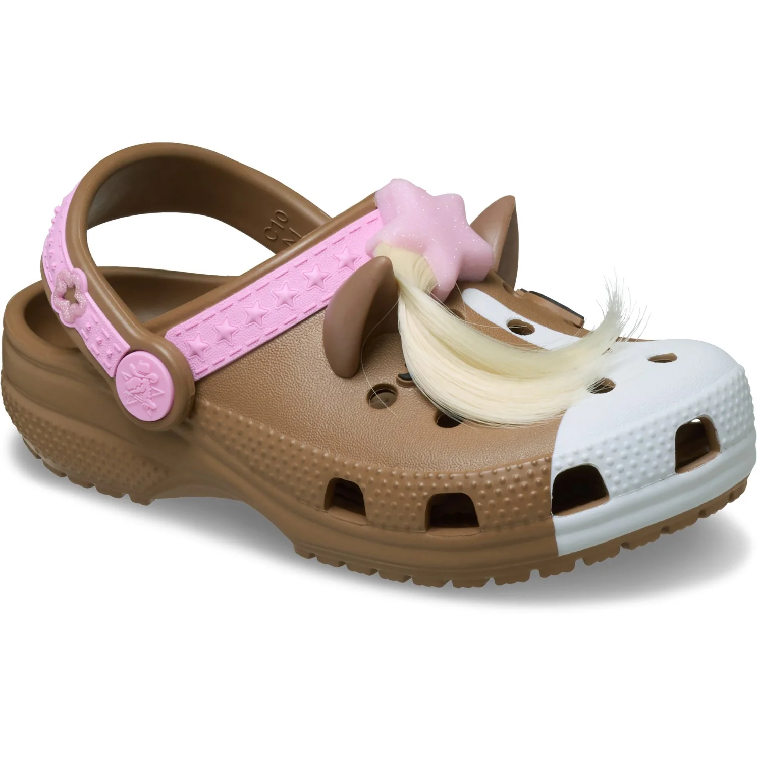 Crocs Milk Chocolate Classic IAM Horse Clog - Image 2