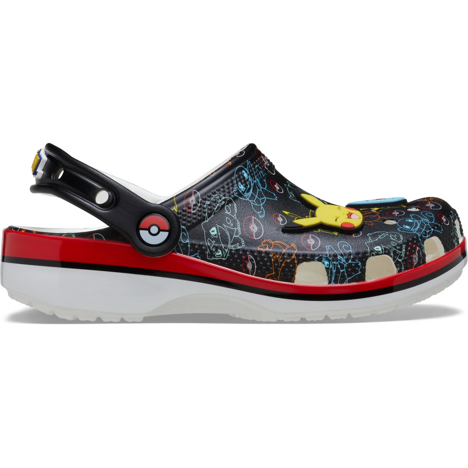 Crocs Multi Pokemon Print Classic Clog - Image 3