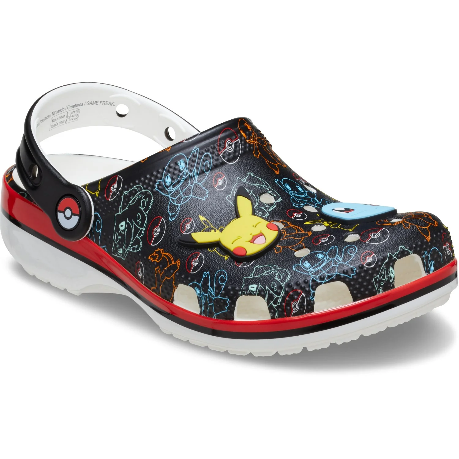 Crocs Multi Pokemon Print Classic Clog - Image 2