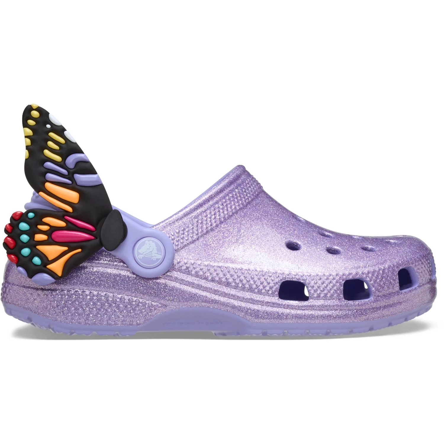 Crocs Mystic Purple Classic IAM Butterfly Clog - Image 3