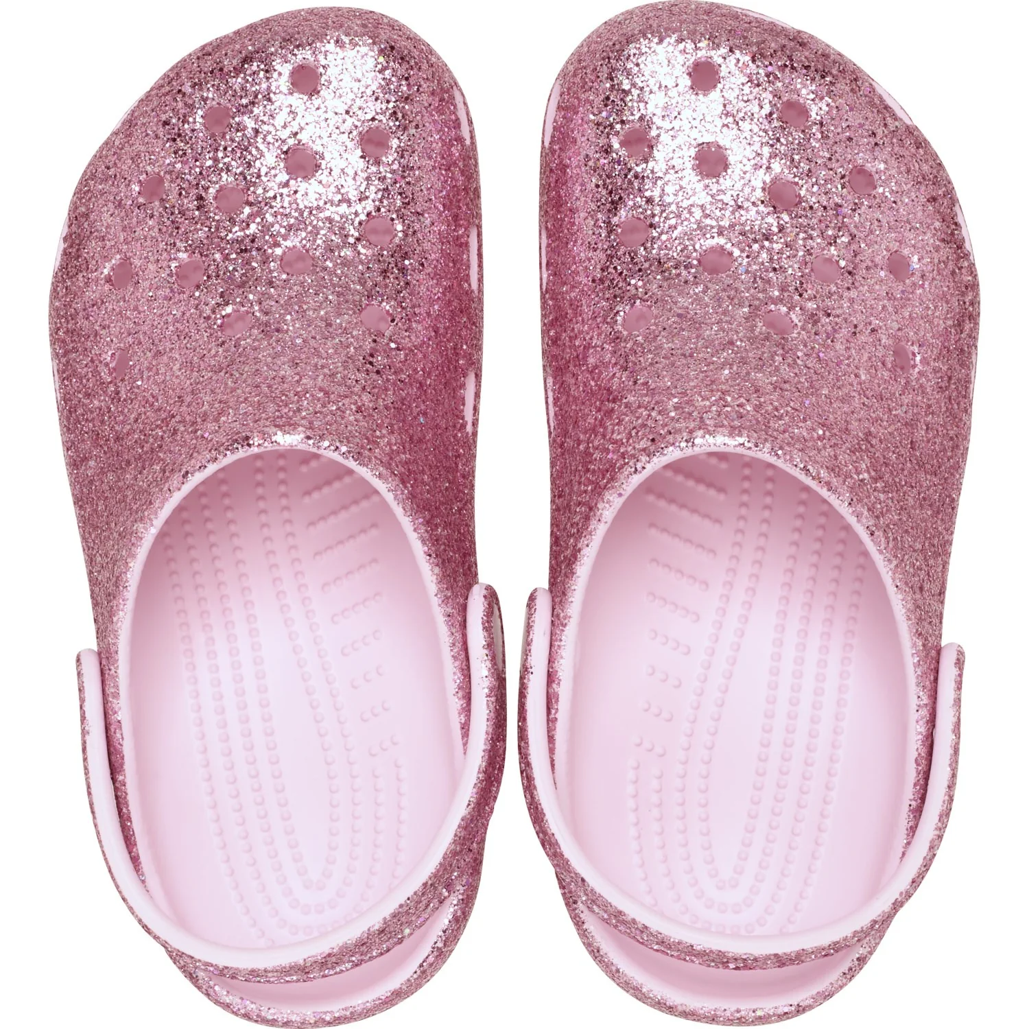 Crocs Pink Milk Classic Chunky Glitter Clog K PkM - Image 5