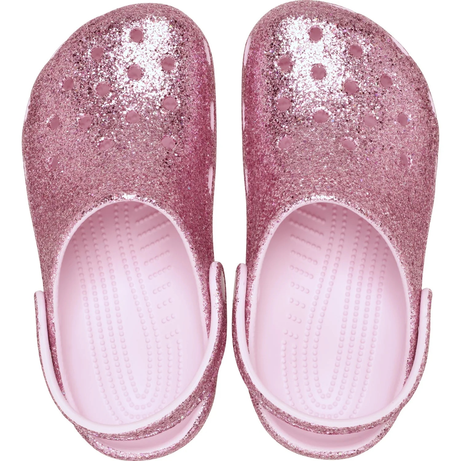 Crocs Pink Milk Classic Chunky Glitter Clog T PkM - Image 5