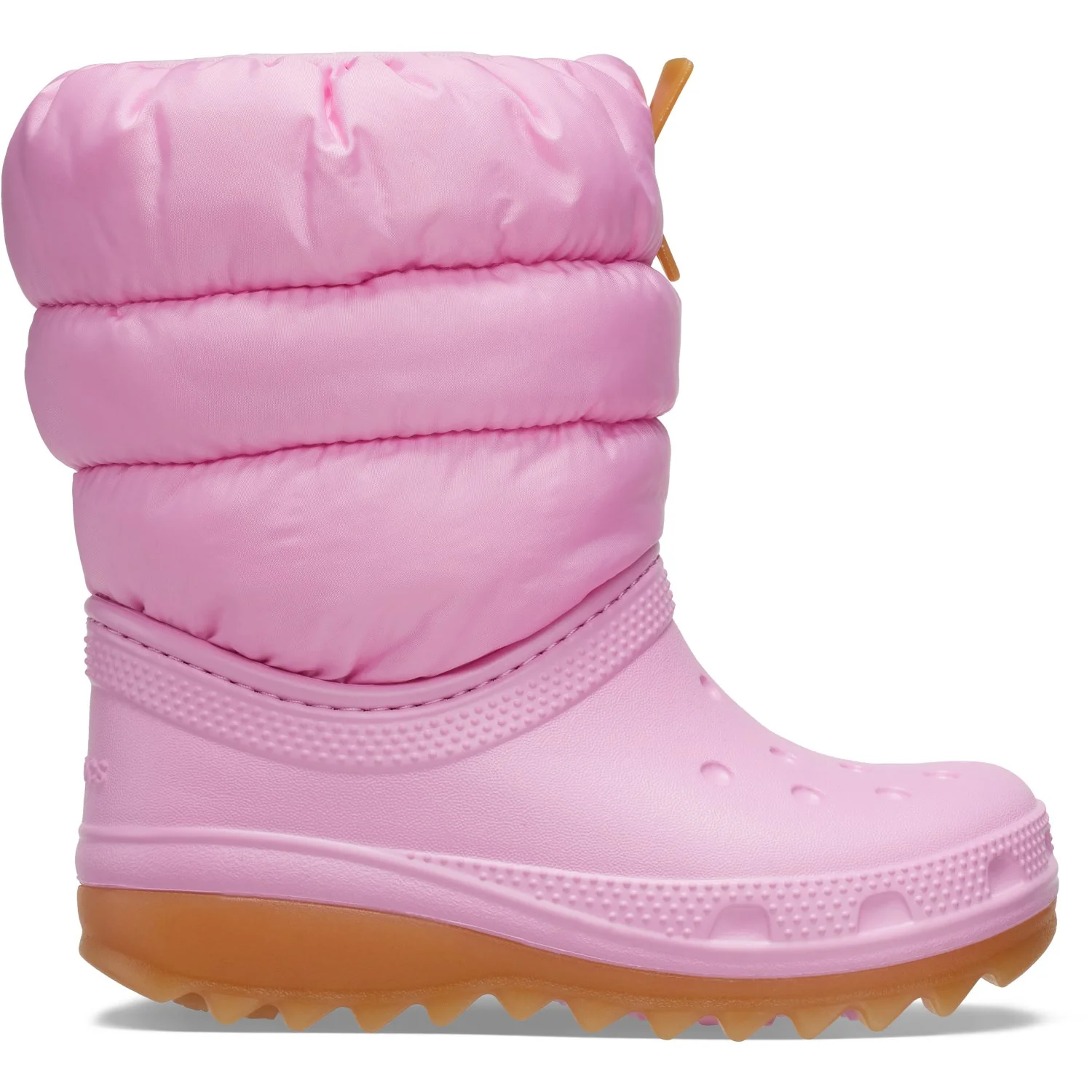 Crocs Pink Tweed/Gum Classic Neo Puff Boot - Image 3