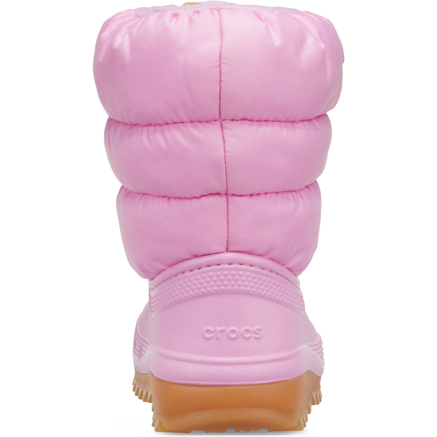 Crocs Pink Tweed/Gum Classic Neo Puff Boot - Image 5