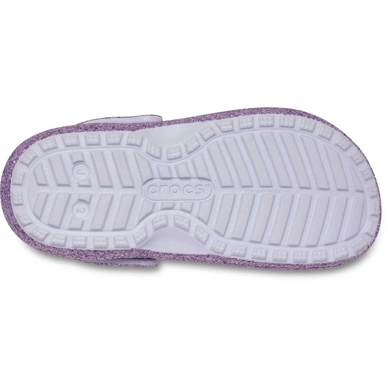 Crocs Purple Moon Classic Lined Chunky Glitter - Image 7