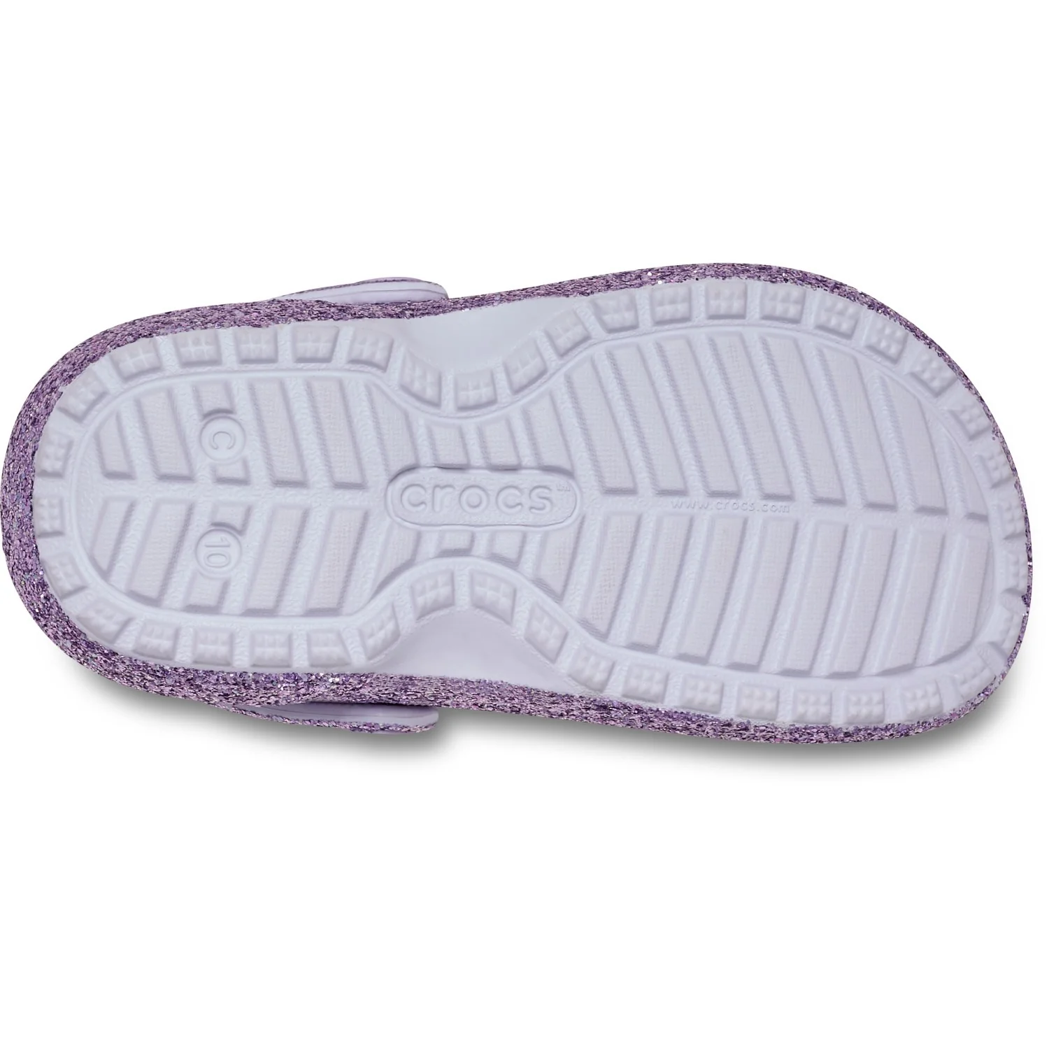 Crocs Purple Moon Classic Lined Chunky Glitter - Image 7