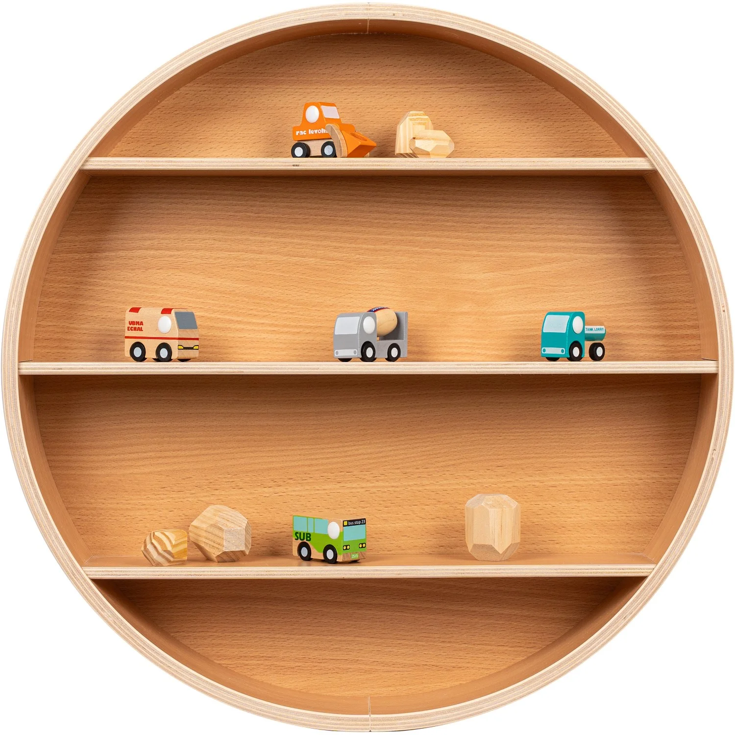Curve Lab Beech Round Shelf - Image 2