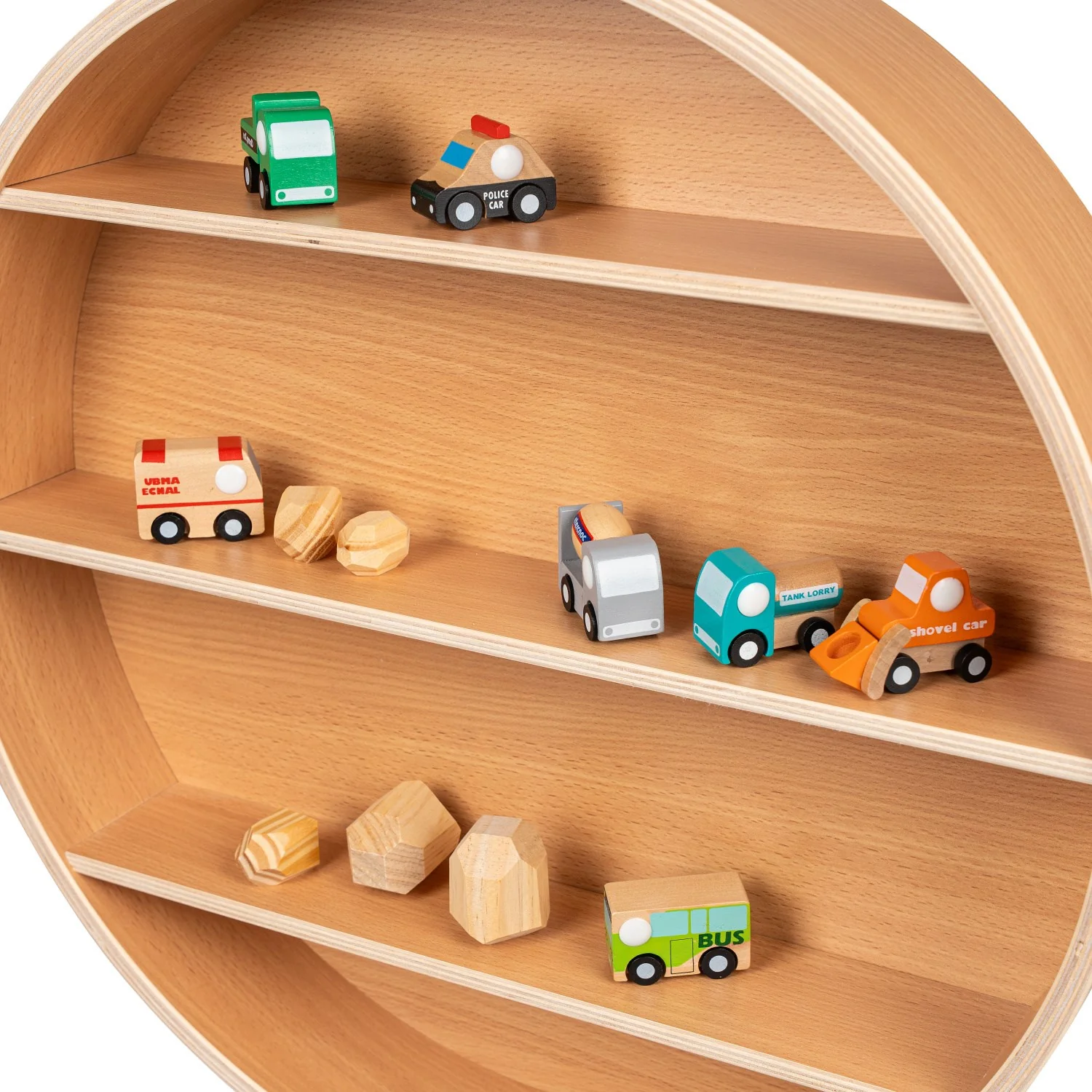 Curve Lab Beech Round Shelf - Image 3