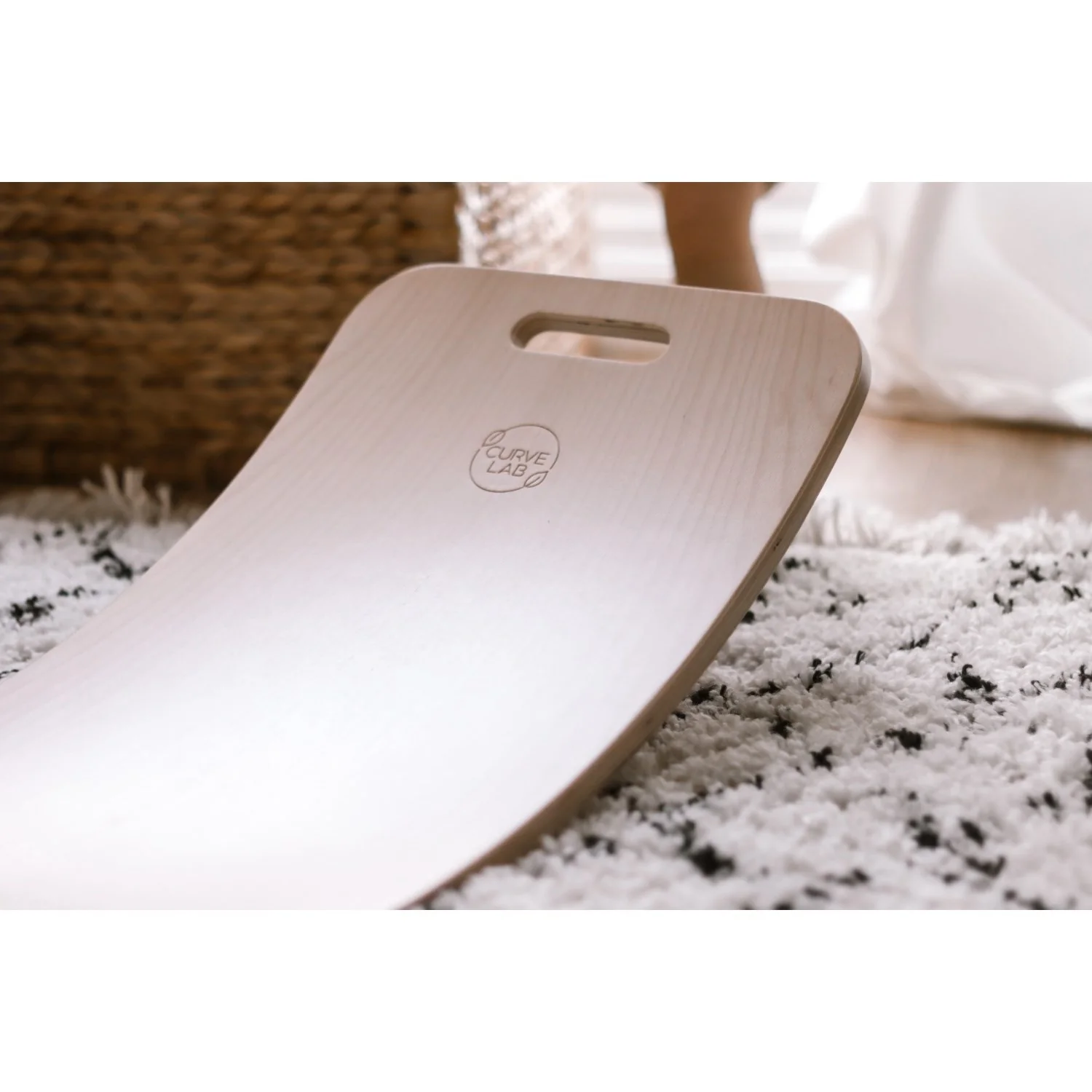 Curve Lab Light Grey Perfect Arc Balance Board Felt - Image 6